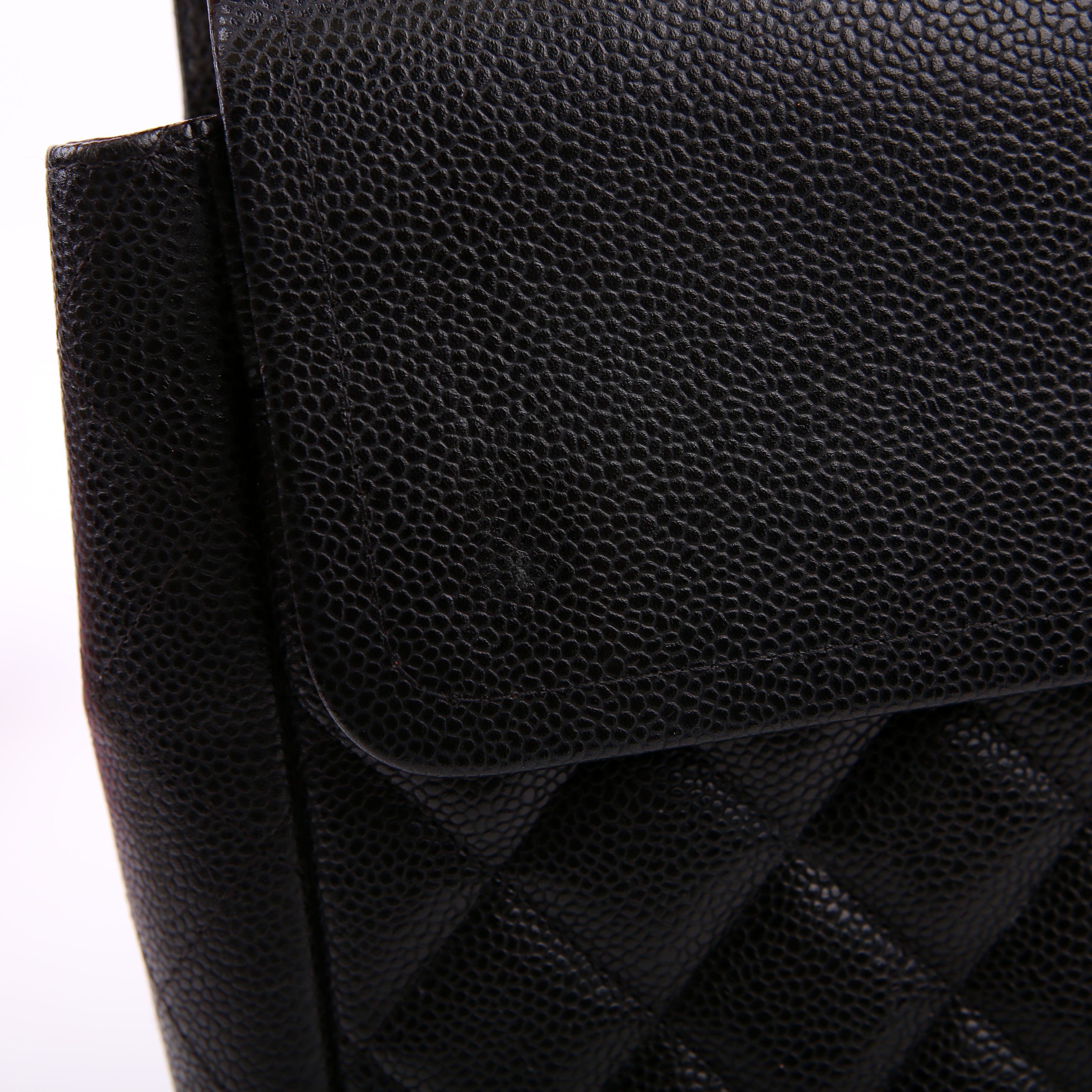 Chanel Classic Flap Maxi Caviar 15M Black