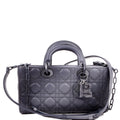 Christian Dior Lady D-Joy Medium Lambskin Blue