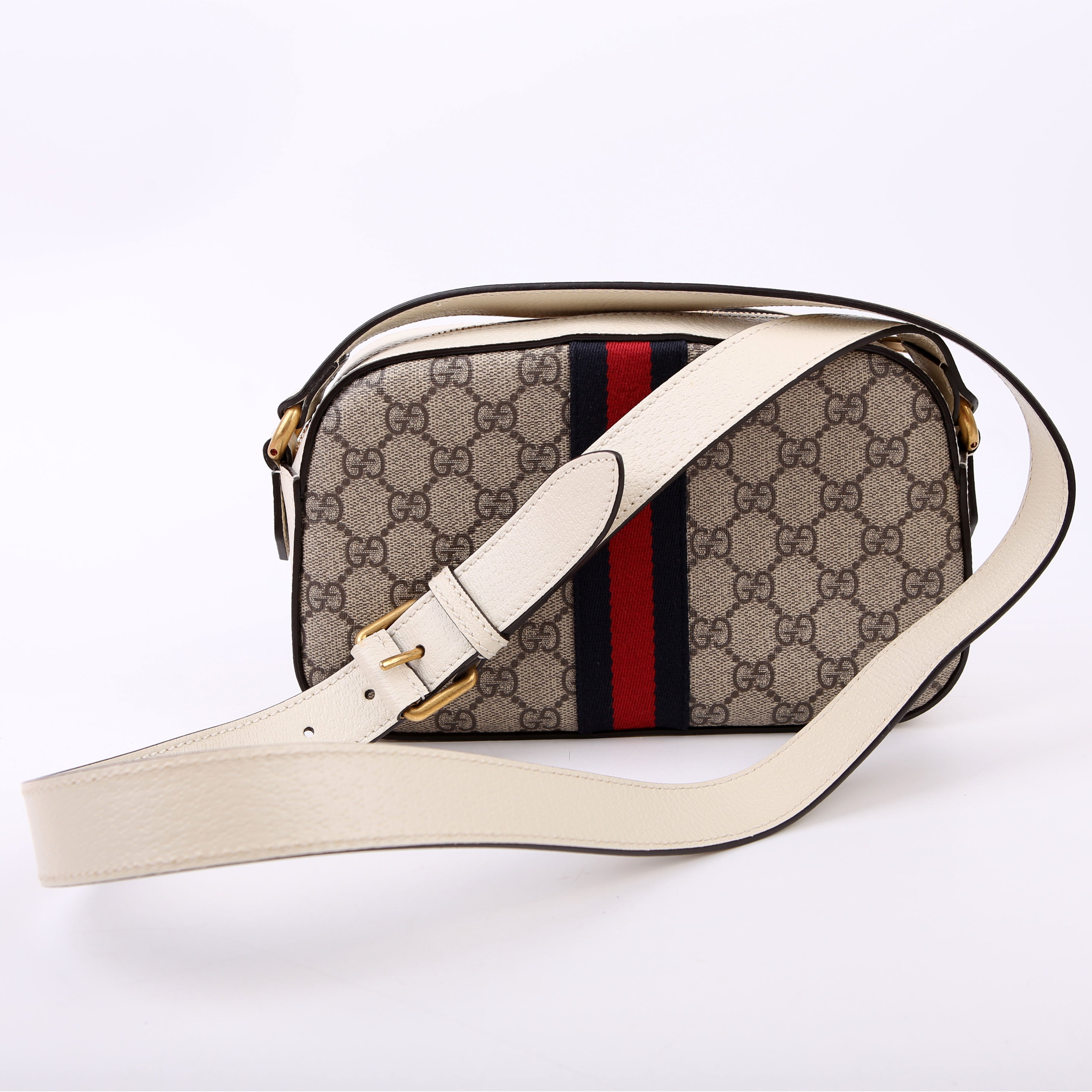 Gucci 681064 Ophidia GG Shoulder Bag White