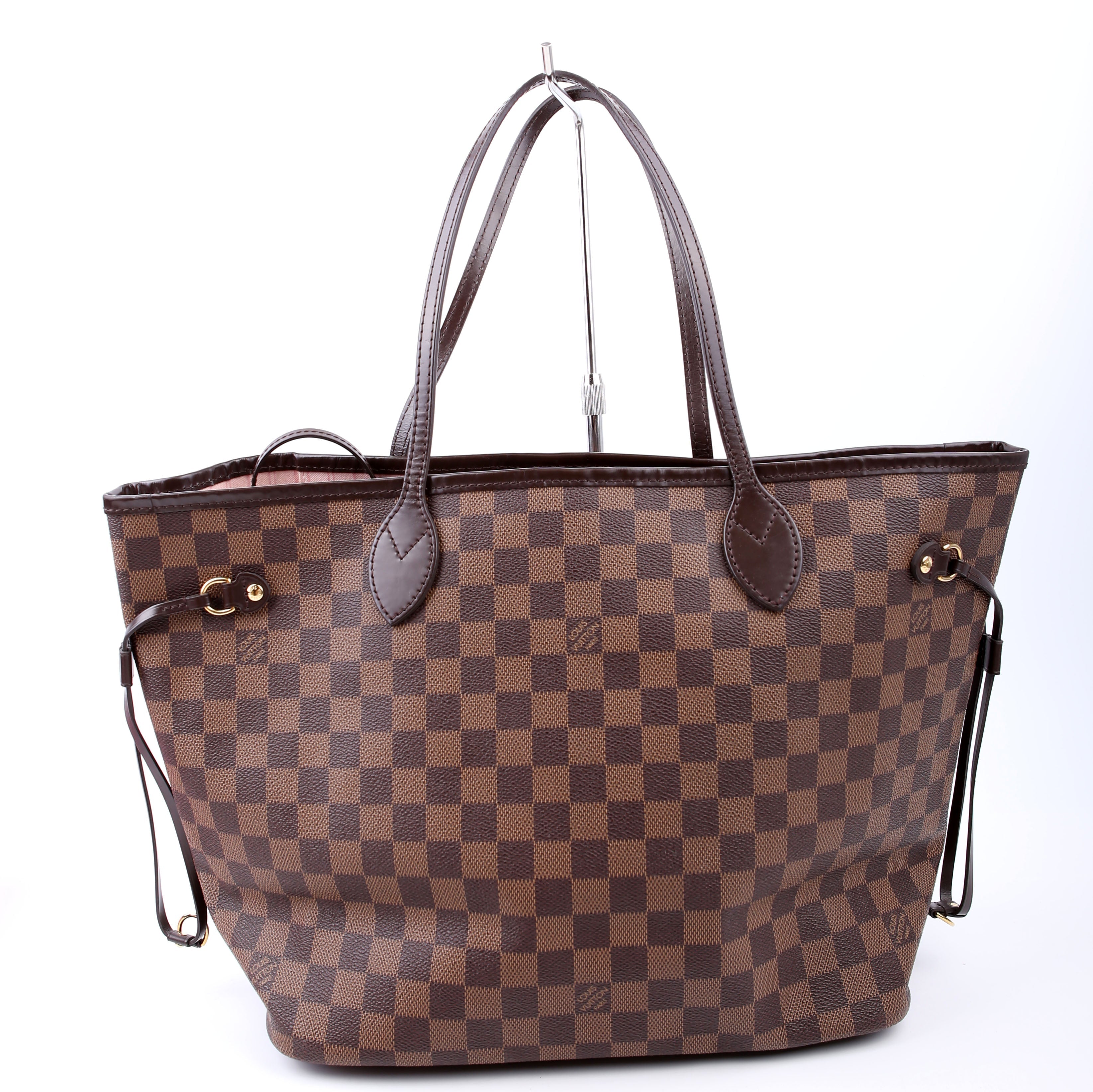 Louis Vuitton Neverfull with Wallet MM Damier Ebene