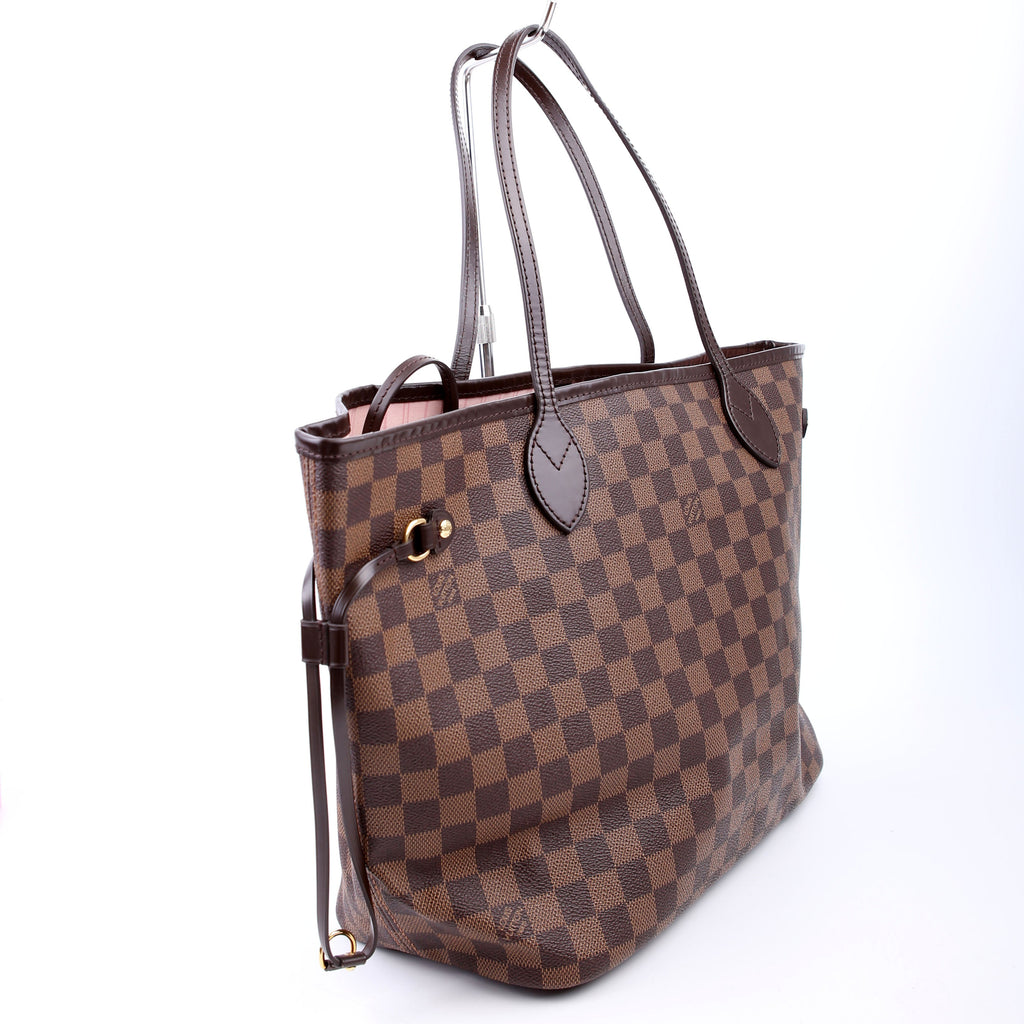 Louis Vuitton Neverfull with Wallet MM Damier Ebene