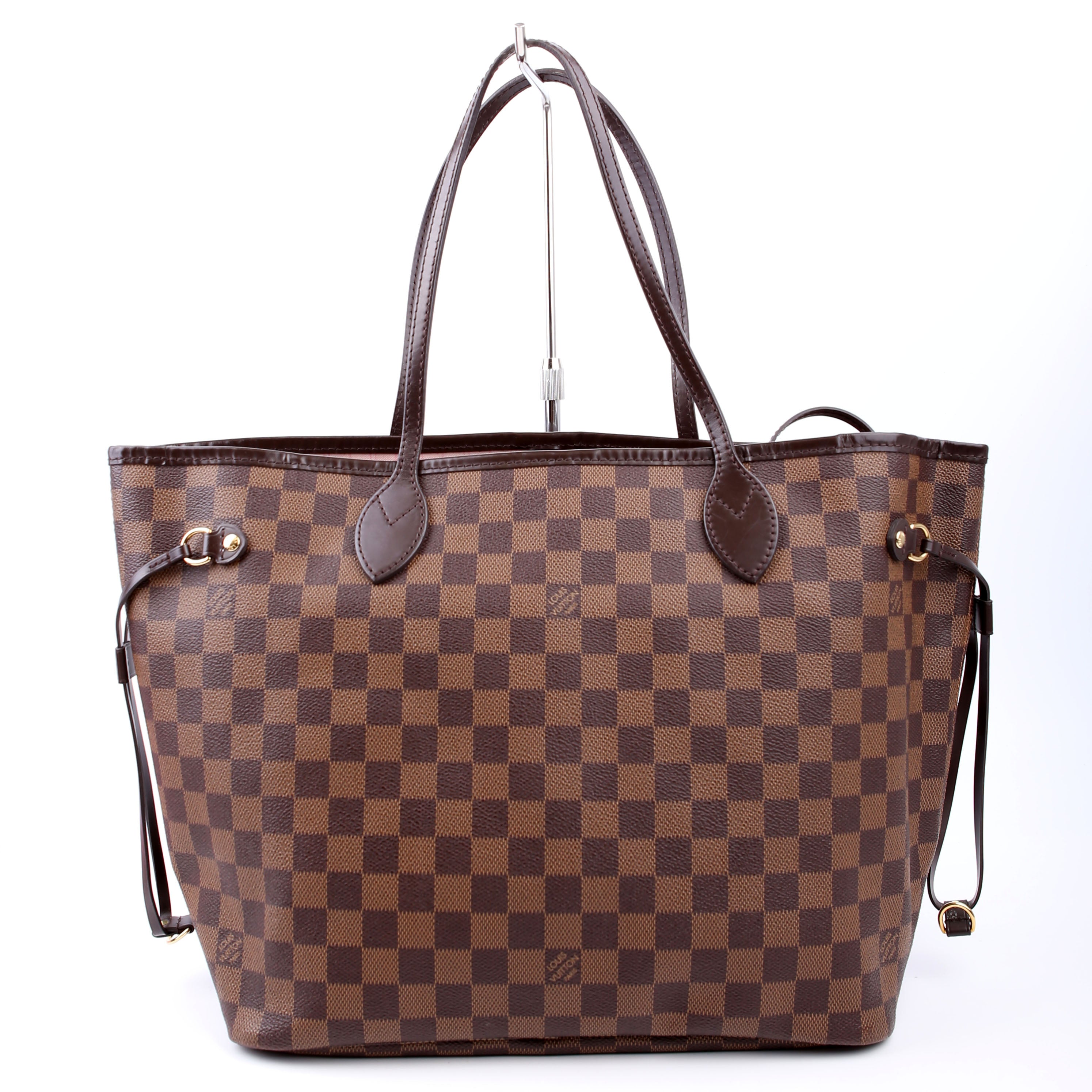 Louis Vuitton Neverfull with Wallet MM Damier Ebene