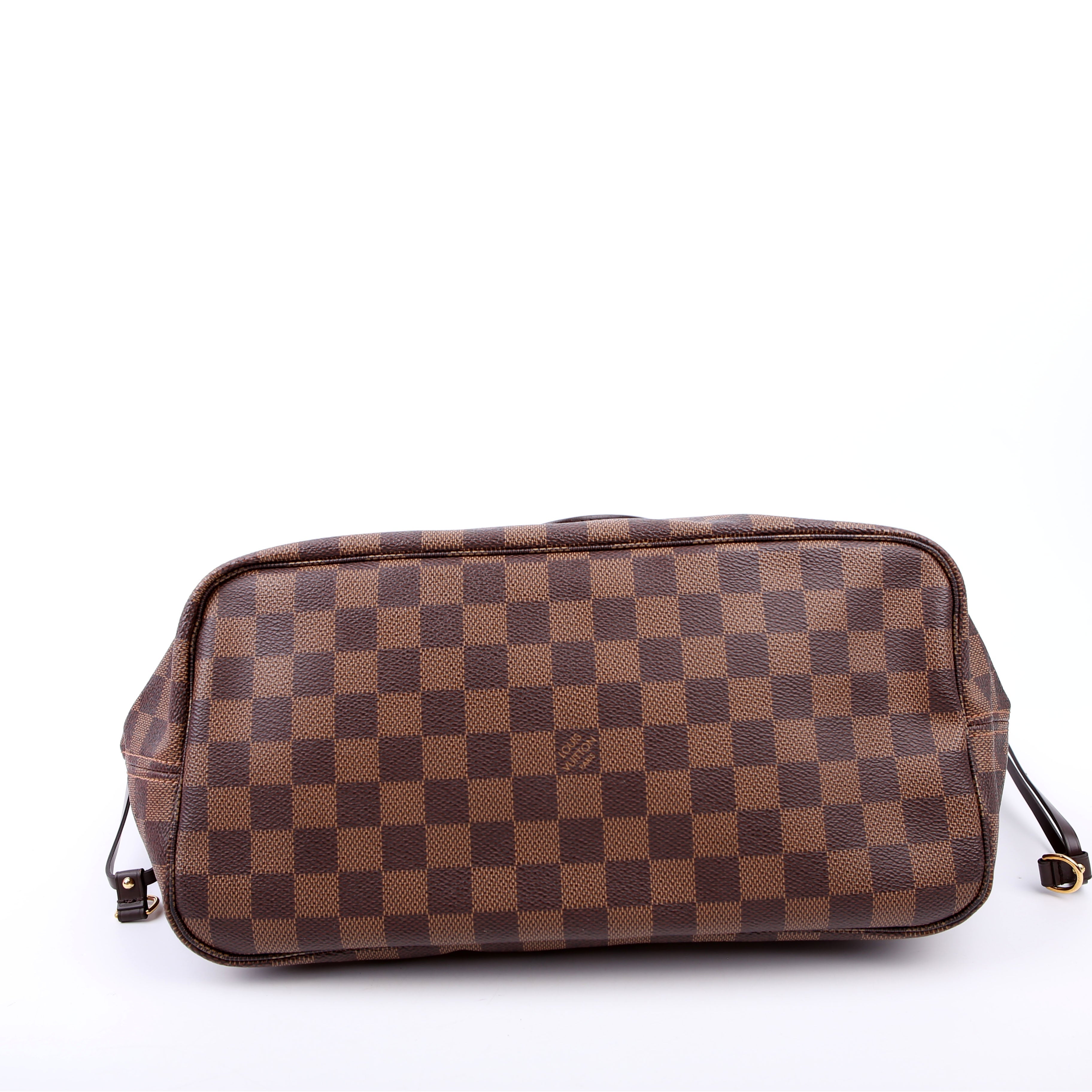 Louis Vuitton Neverfull with Wallet MM Damier Ebene