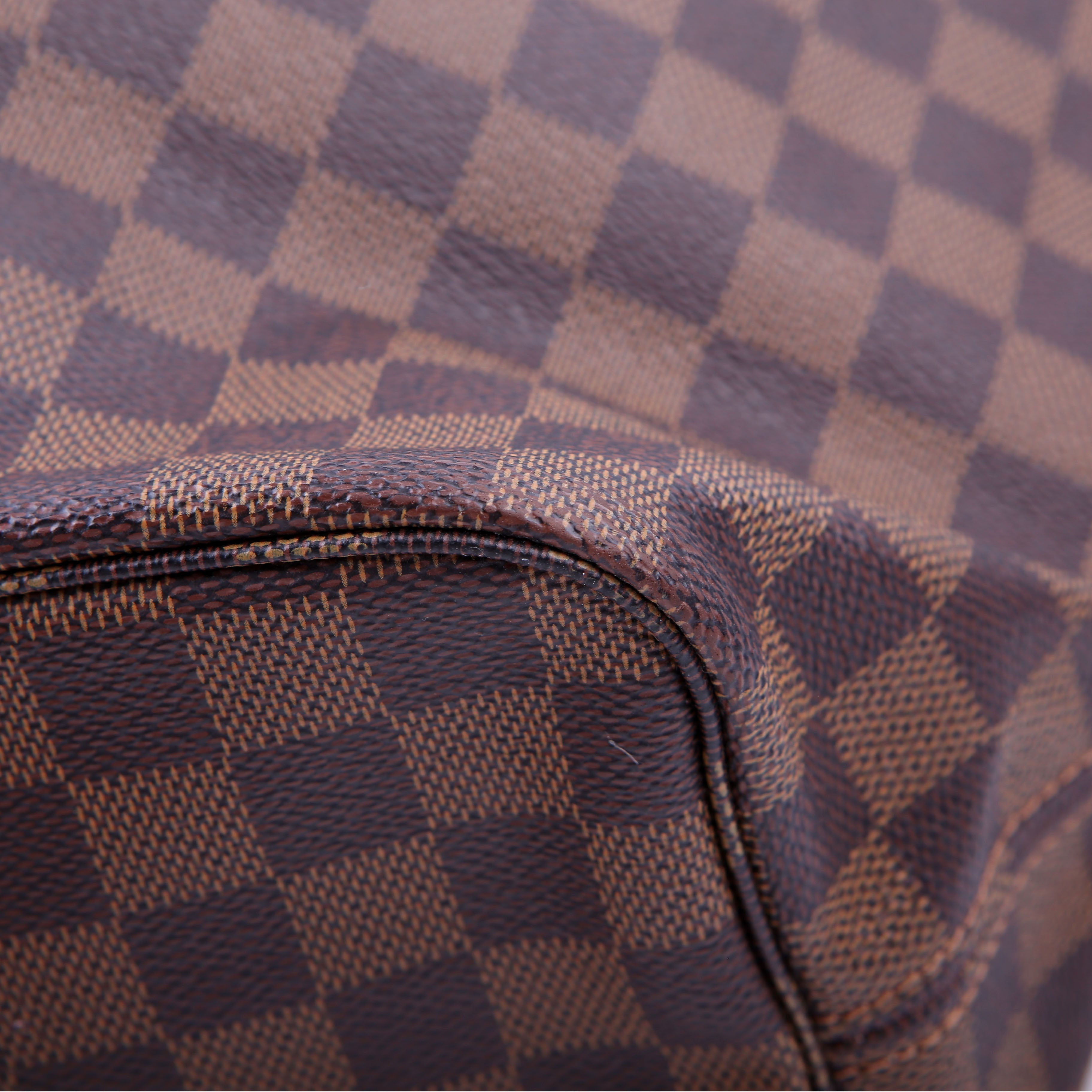 Louis Vuitton Neverfull with Wallet MM Damier Ebene