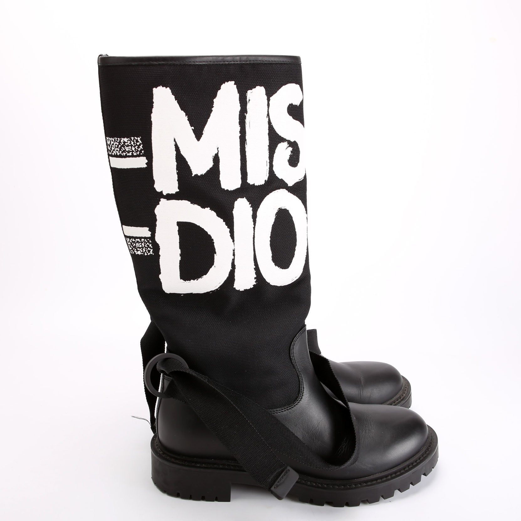 Christian Dior D-Major Miss Dior Ankle Boots Size 36 Black/White