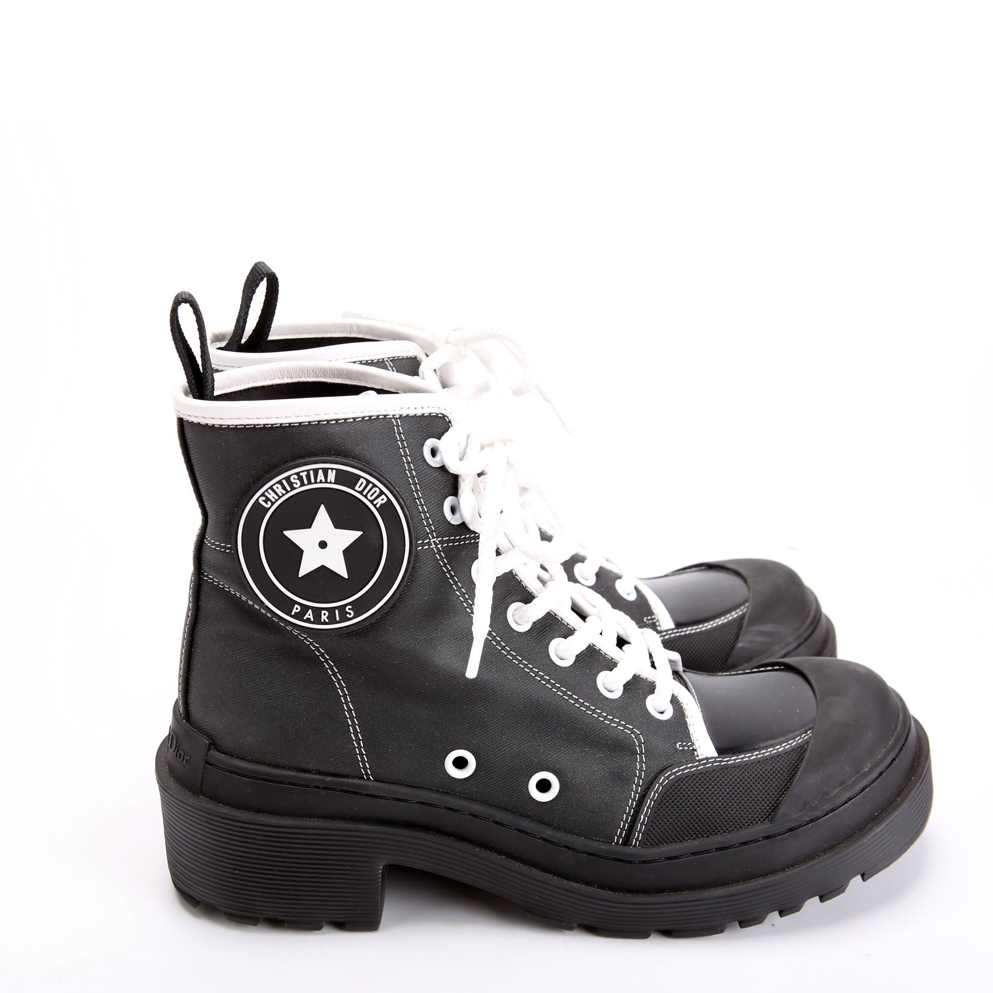 Christian Dior D-Rise Combat Boots Size 36