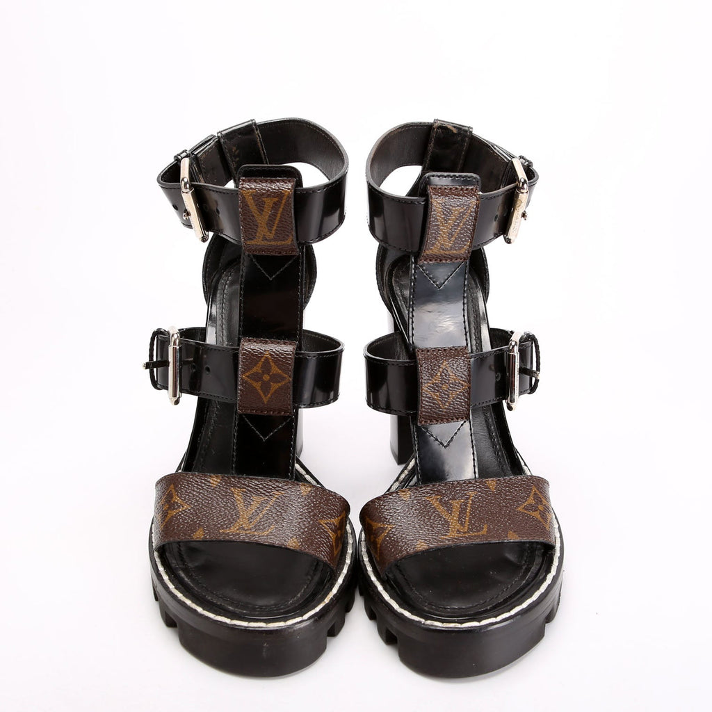 Louis Vuitton Star Trail Sandals Size 36 Black/Brown