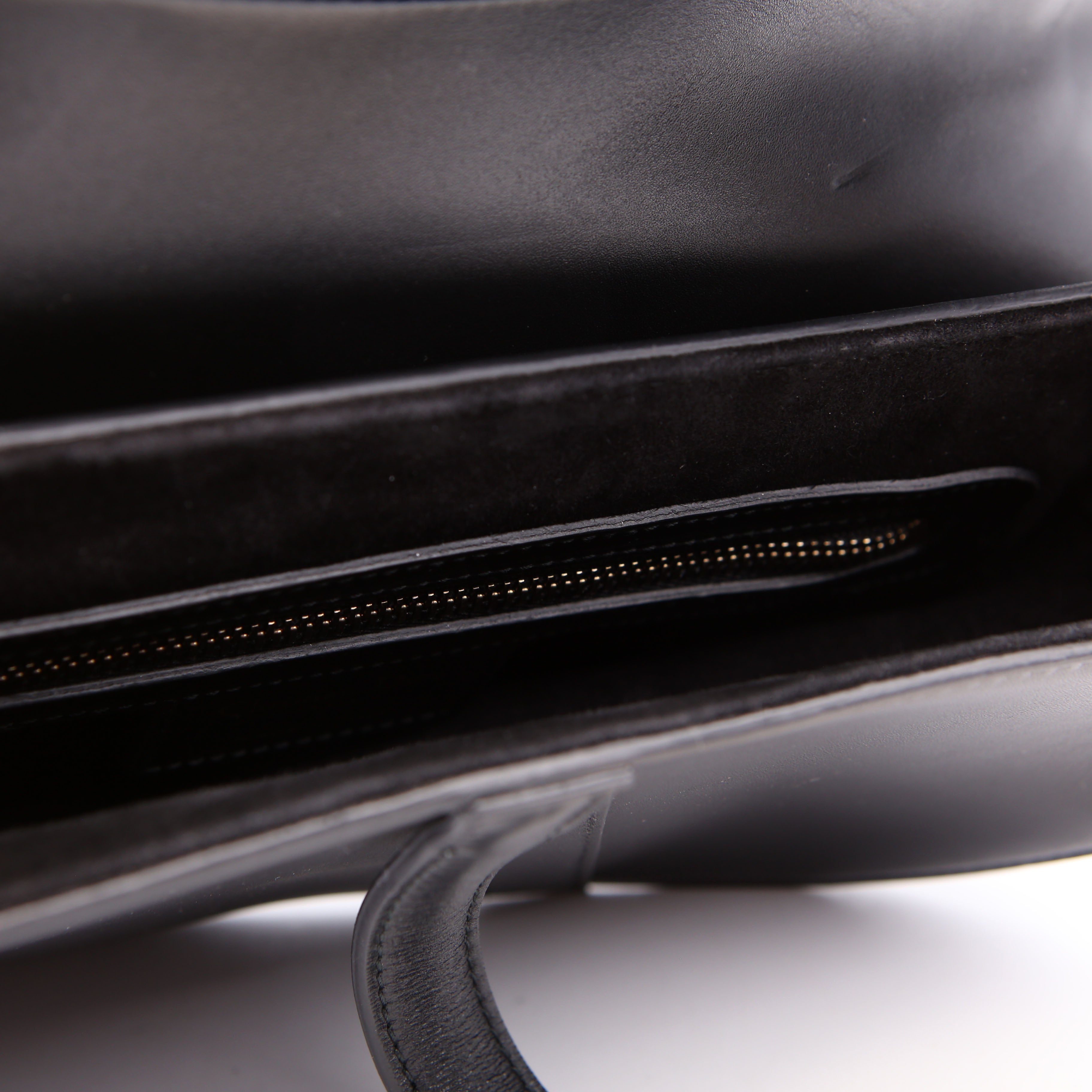 Christian Dior Saddle Bag Leather Black
