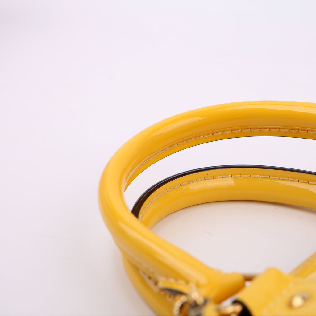 Louis Vuitton Alma PM with Strap Vernis Yellow
