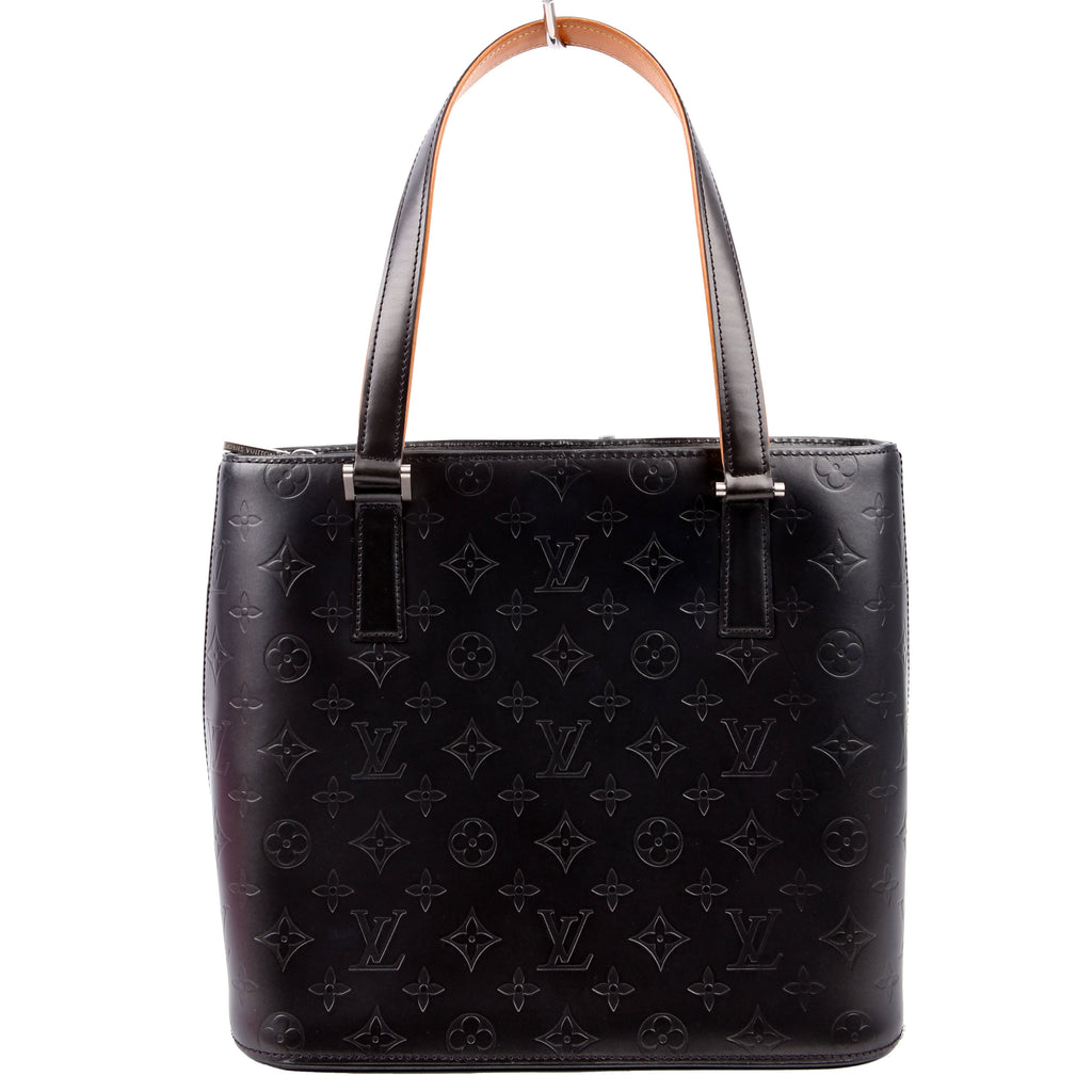 Louis Vuitton Stockton Monogram Matte Leather Gray
