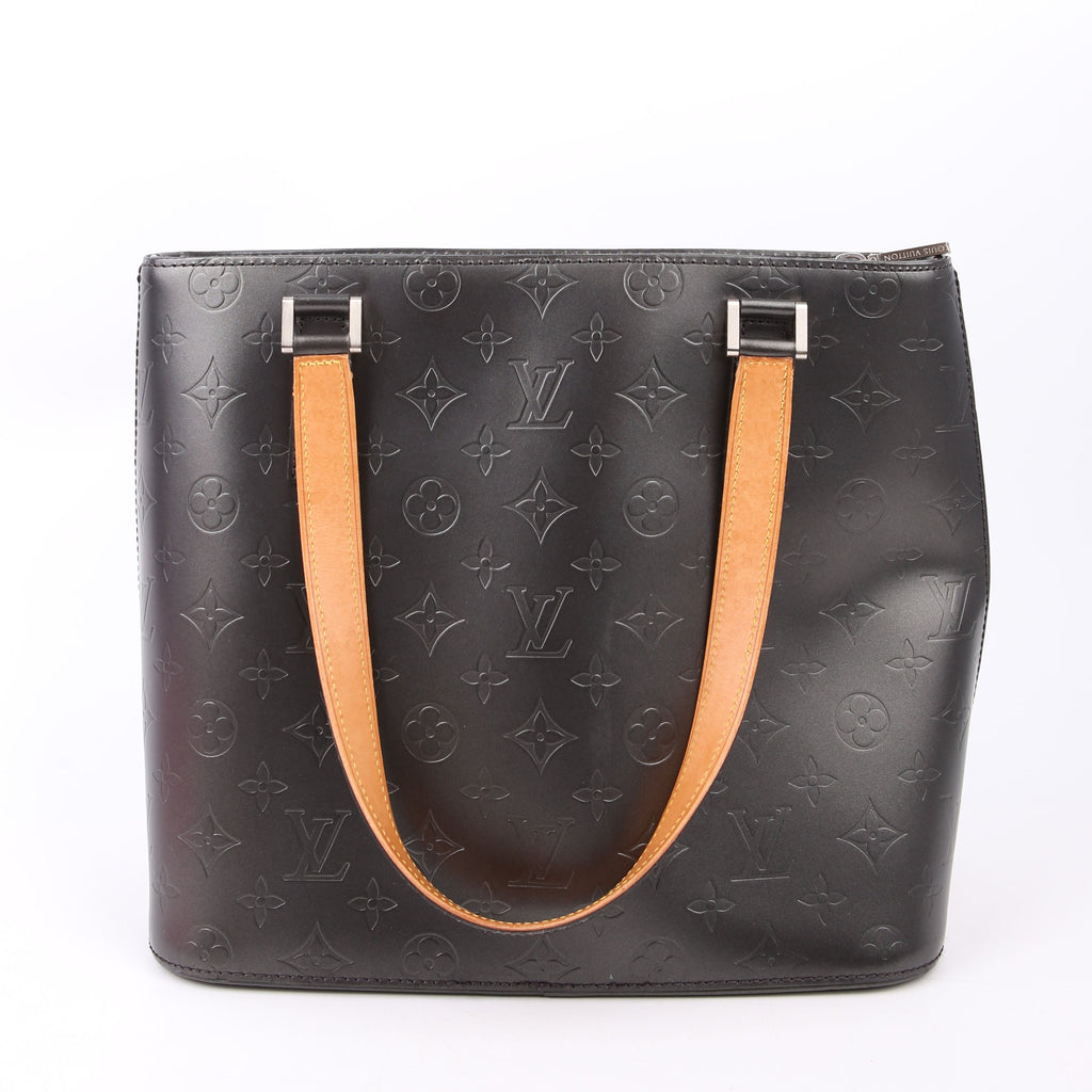 Louis Vuitton Stockton Monogram Matte Leather Gray