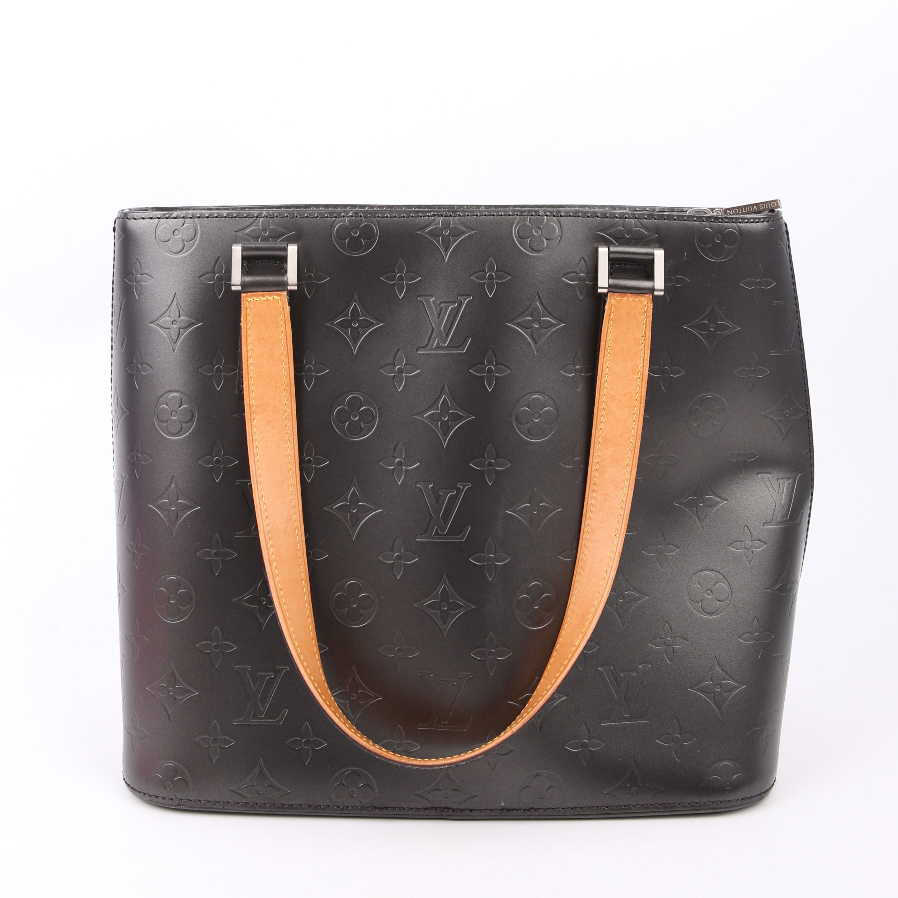 Louis Vuitton Stockton Monogram Matte Leather Gray