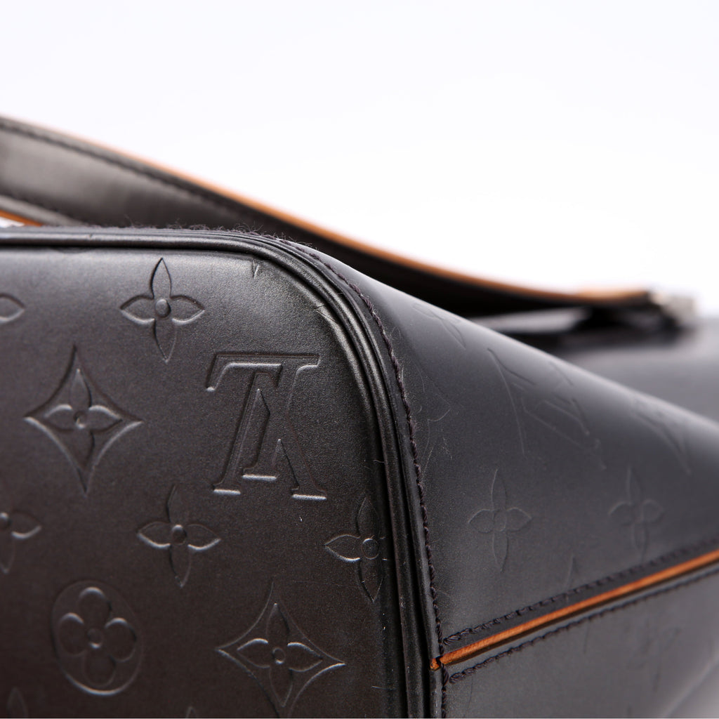 Louis Vuitton Stockton Monogram Matte Leather Gray