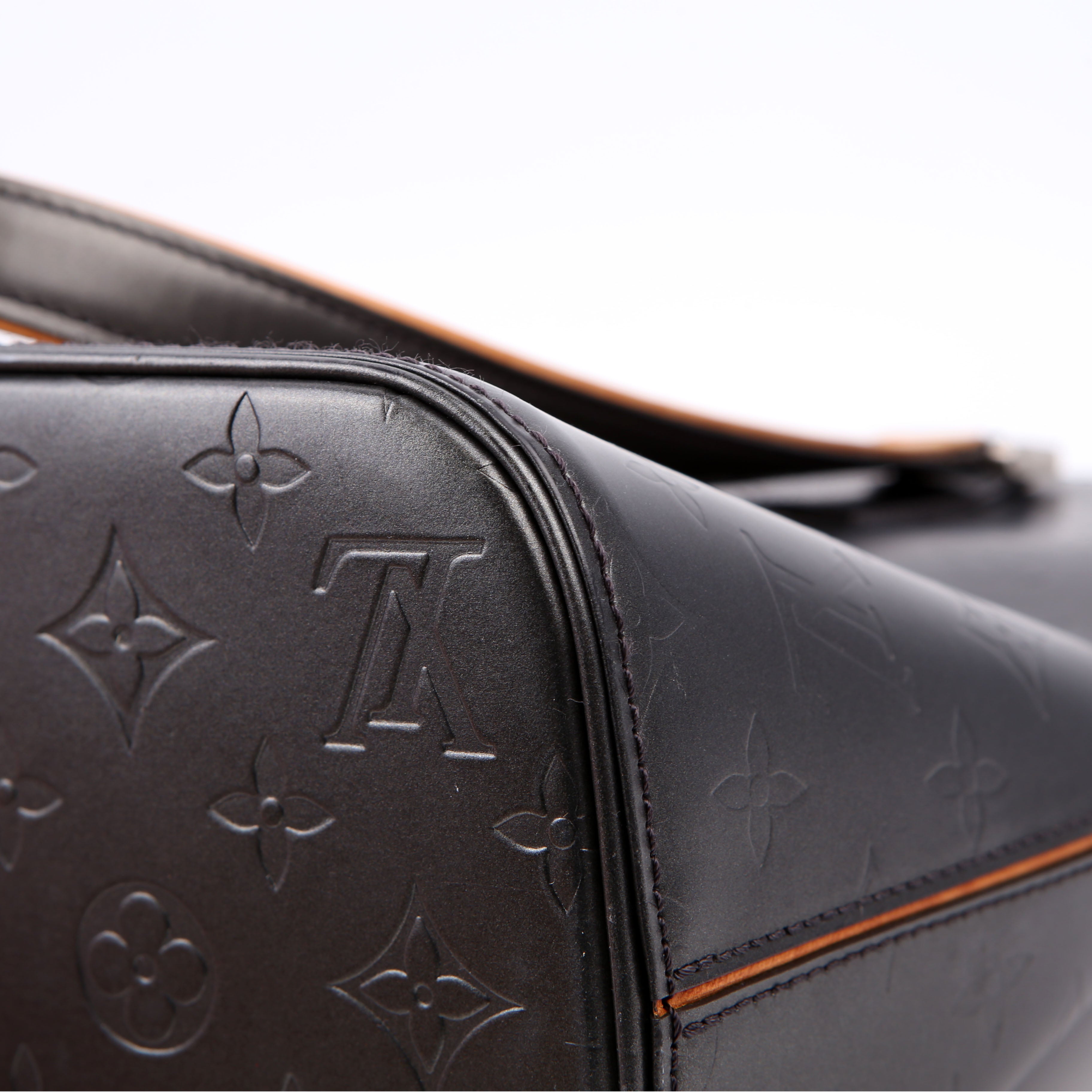 Louis Vuitton Stockton Monogram Matte Leather Gray