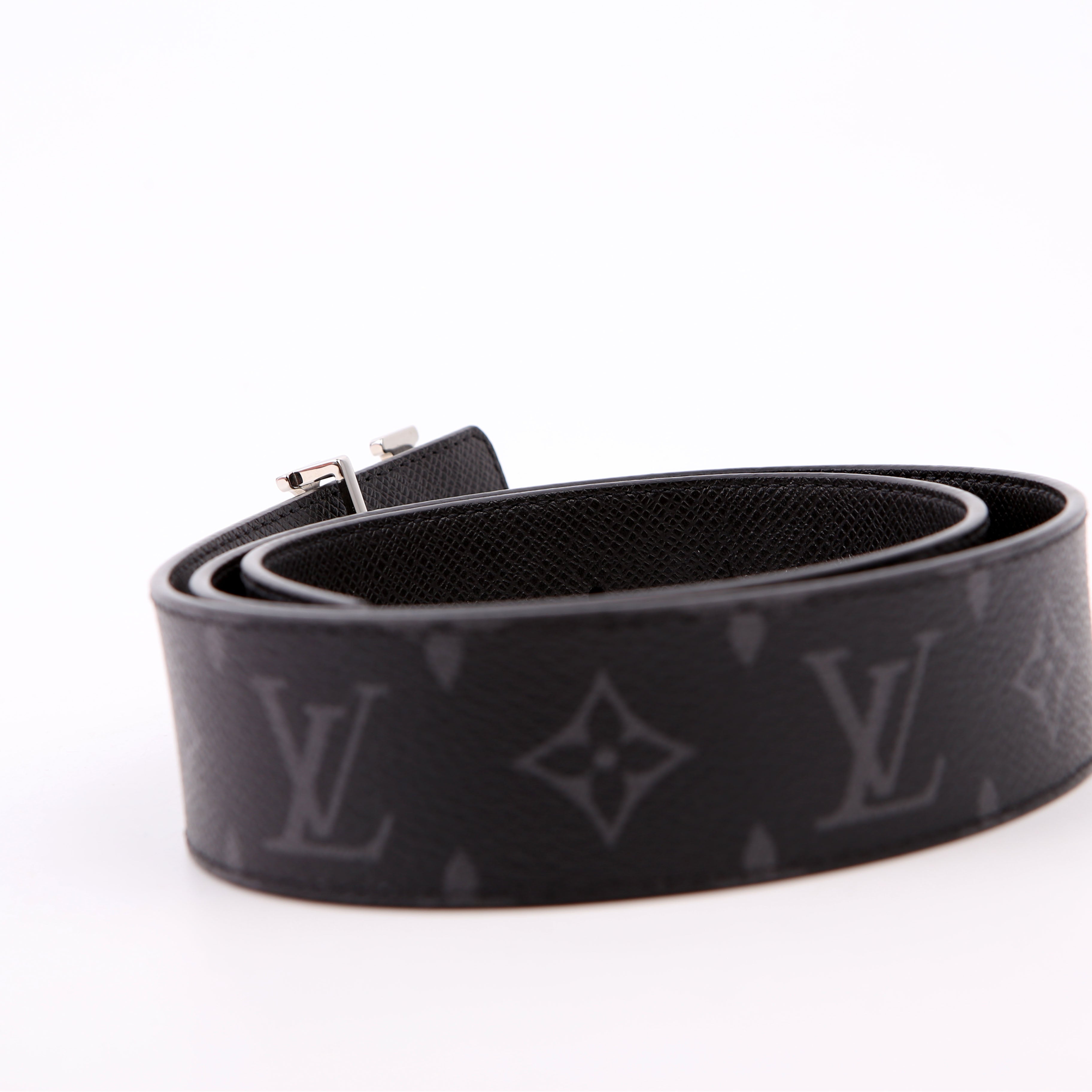 Louis Vuitton LV Initiales 40MM Reversible Leather/Monogram Eclipse Belt Size 85/34