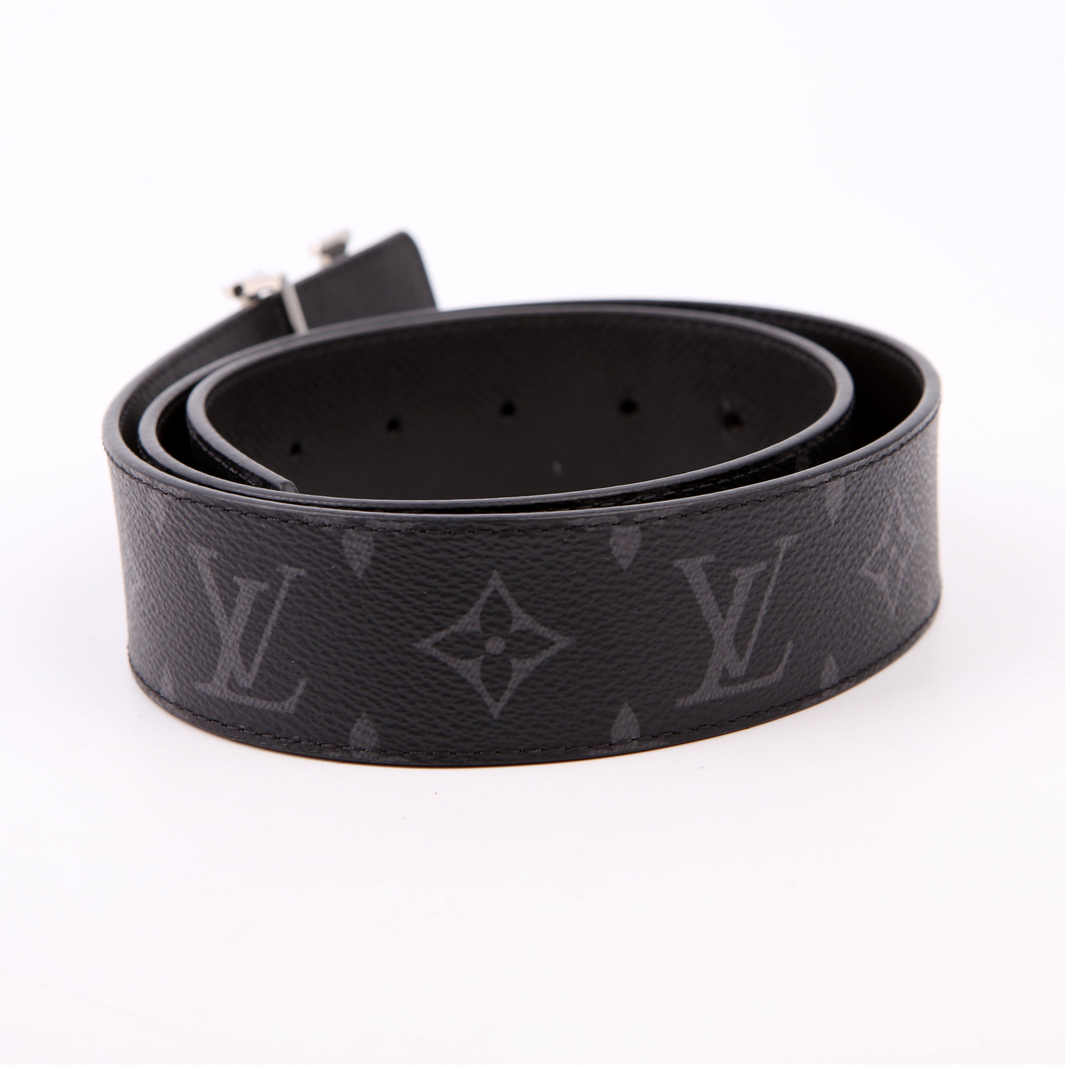 Louis Vuitton LV Initiales 40MM Reversible Leather/Monogram Eclipse Belt Size 85/34