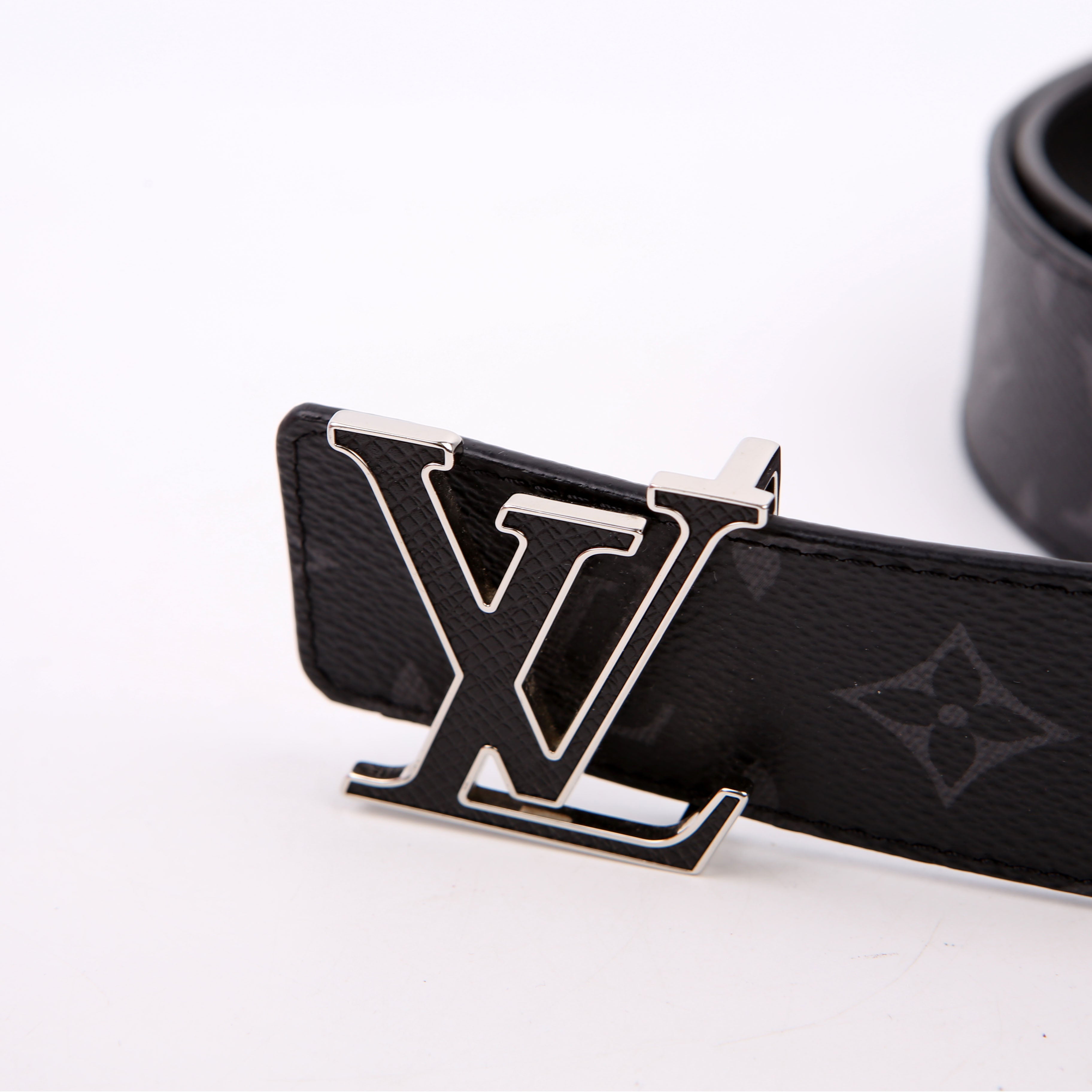 Louis Vuitton LV Initiales 40MM Reversible Leather/Monogram Eclipse Belt Size 85/34