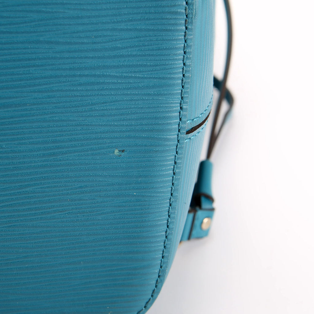 Louis Vuitton Neverfull With Wallet MM Epi Teal