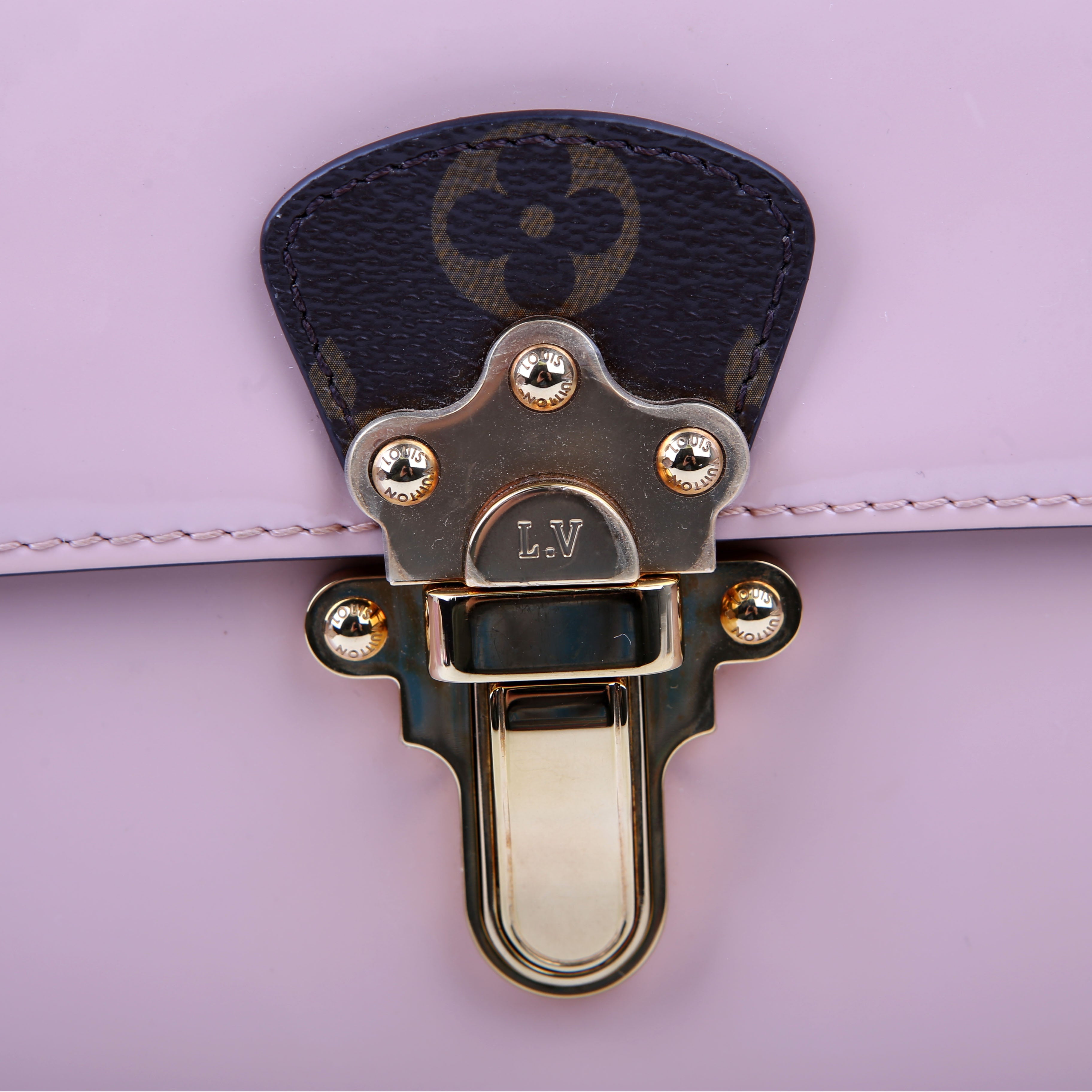 Louis Vuitton Cherrywood BB Patent/Monogram Pink
