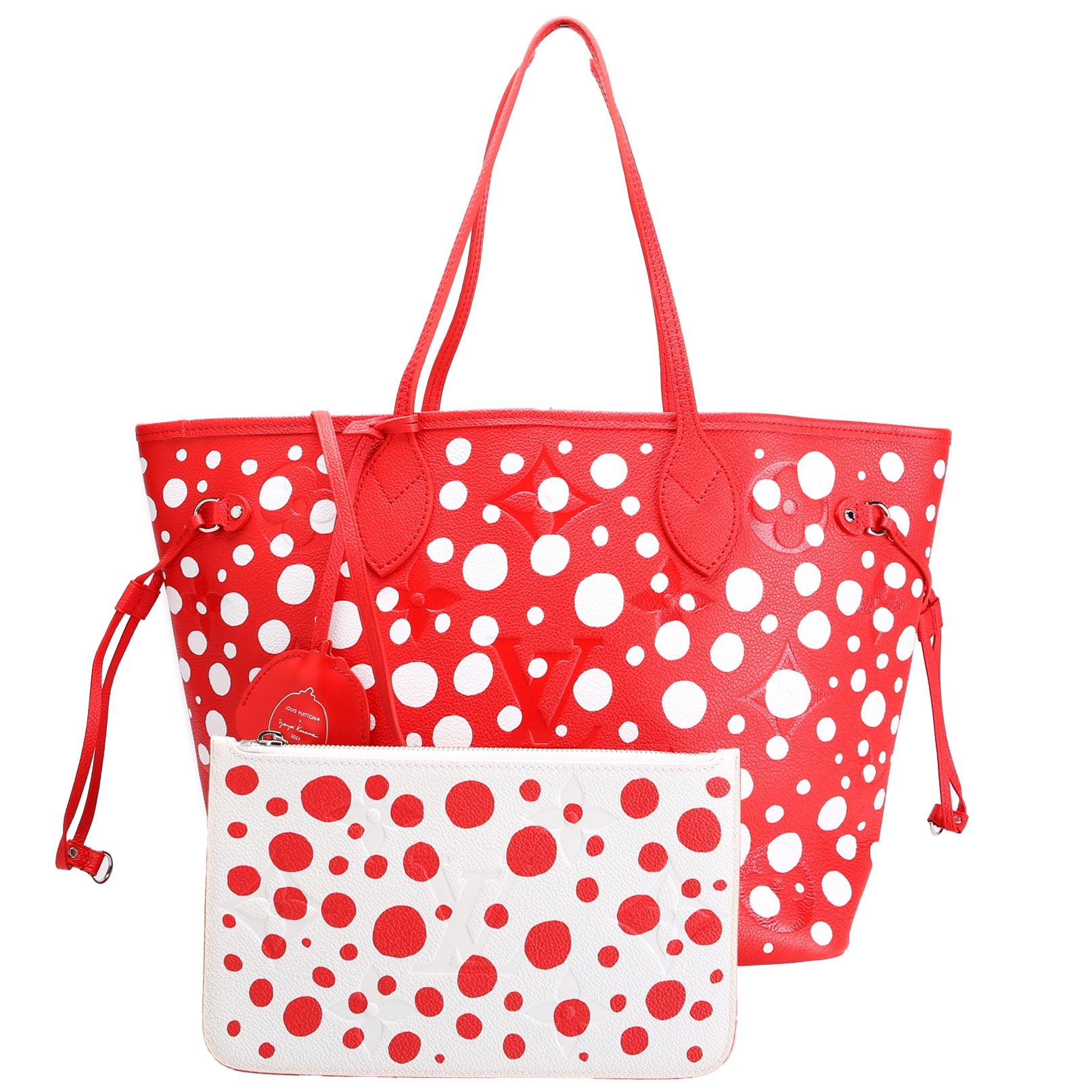 Louis Vuitton Neverfull With Wallet MM Infinity Dots Empreinte