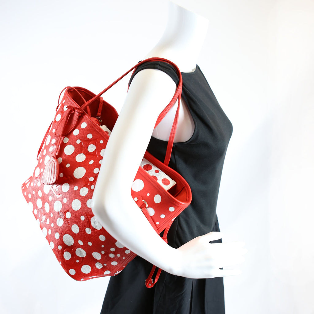 Louis Vuitton Neverfull With Wallet MM Infinity Dots Empreinte