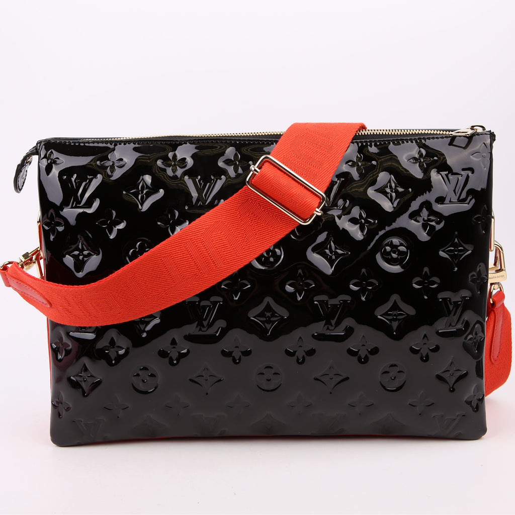 Louis Vuitton Coussin MM NV Embossed Patent Black