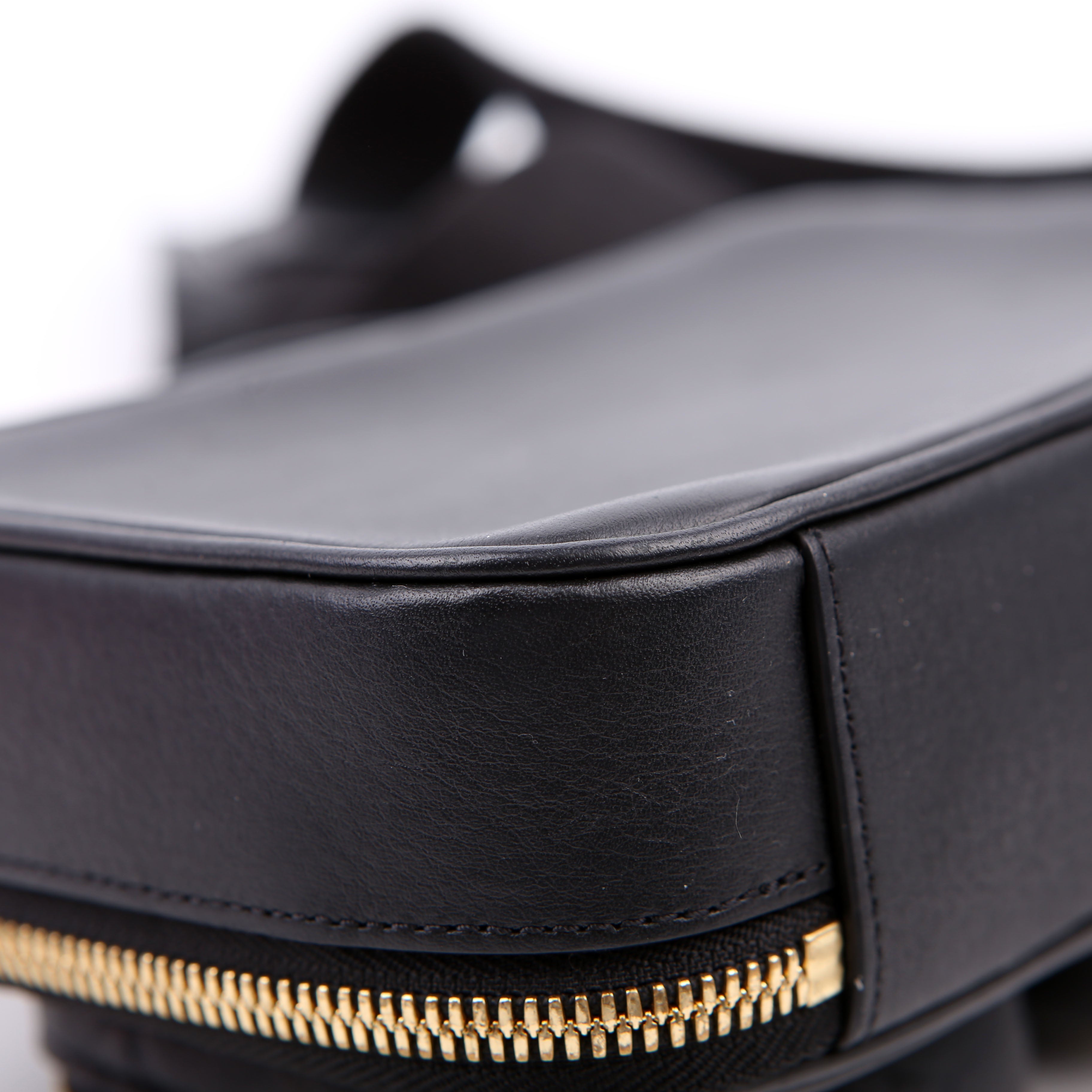 Louis Vuitton Utility Crossbody Embossed Calfskin Black