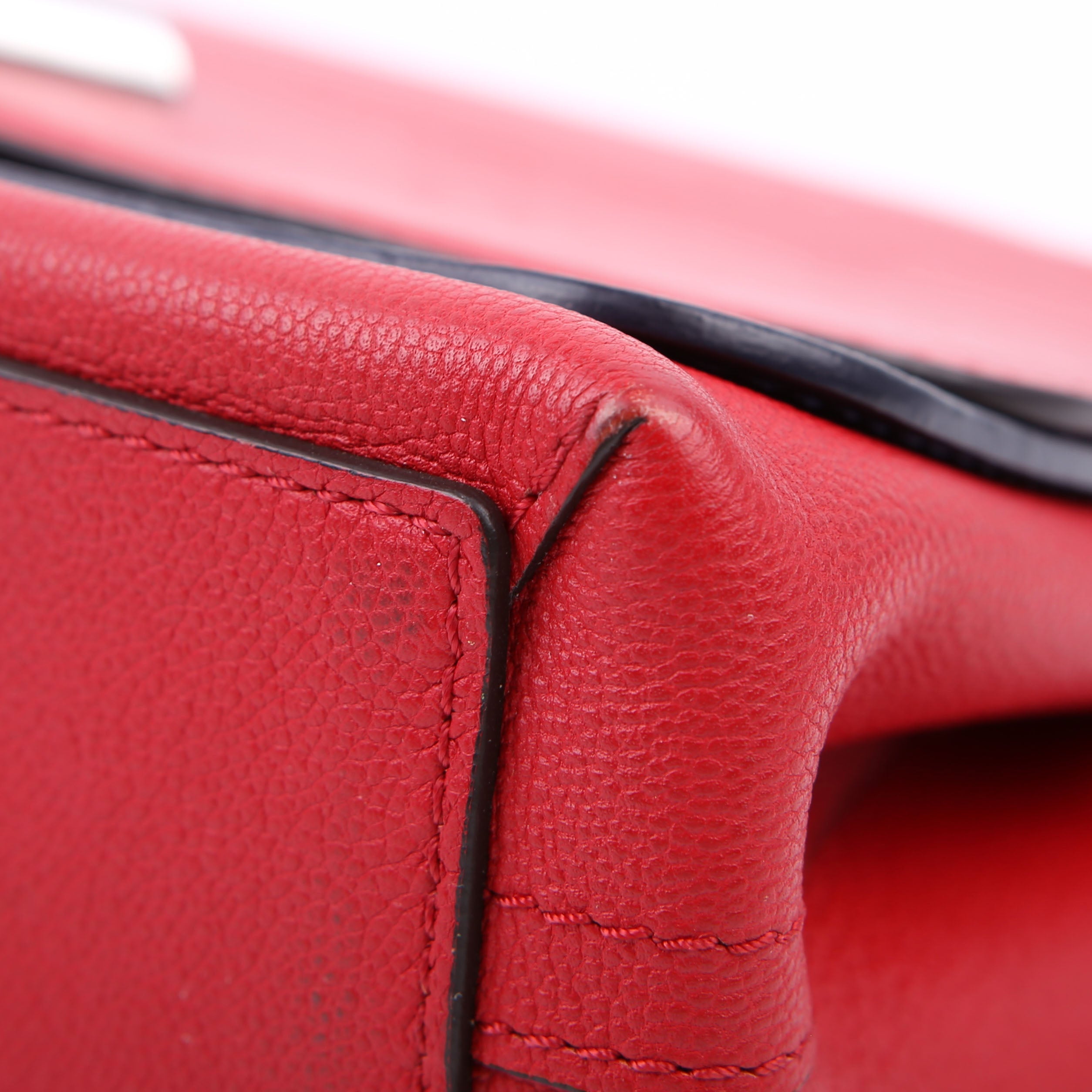 Louis Vuitton Very Chain Bag Leather Red