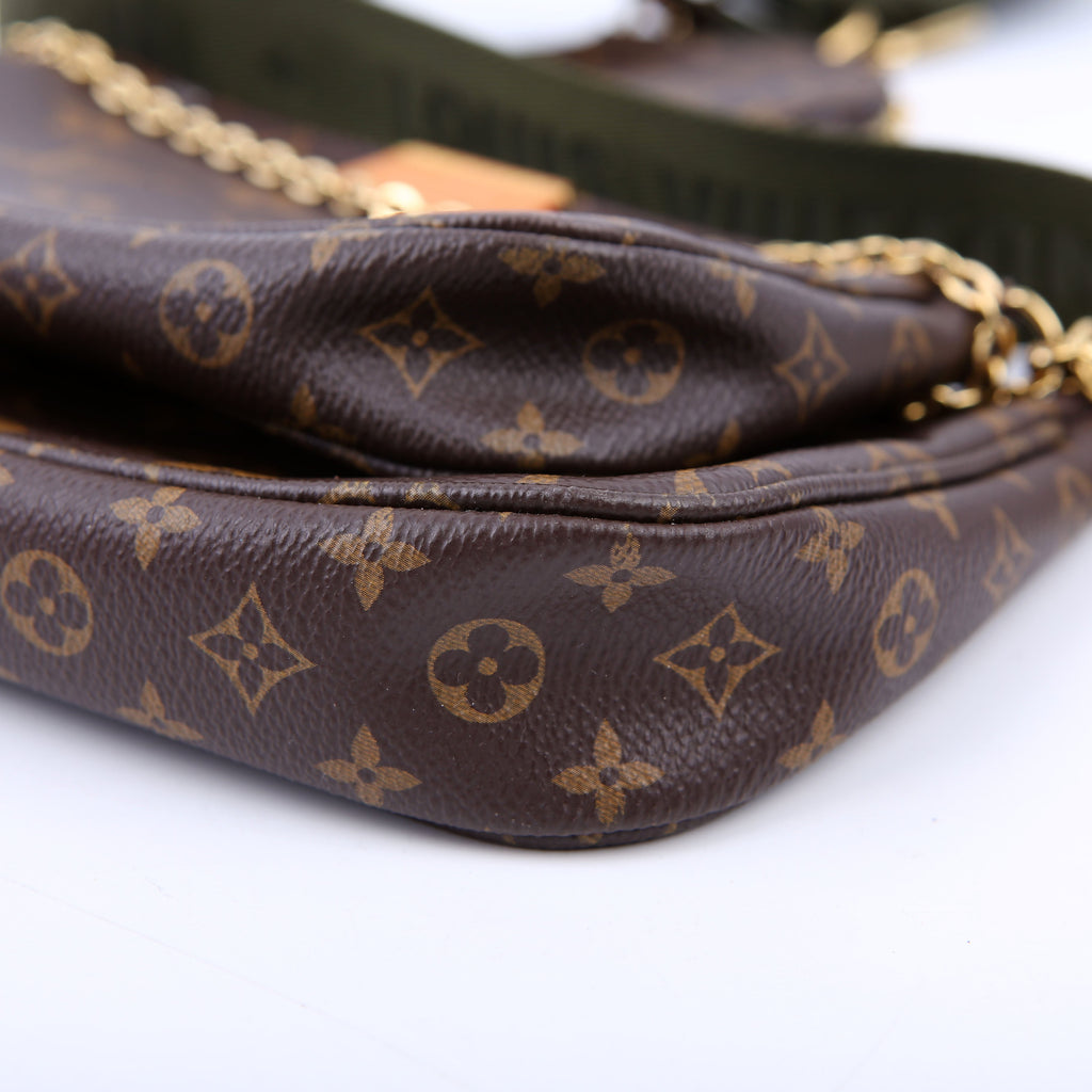 Louis Vuitton Multi Pochette Monogram Green