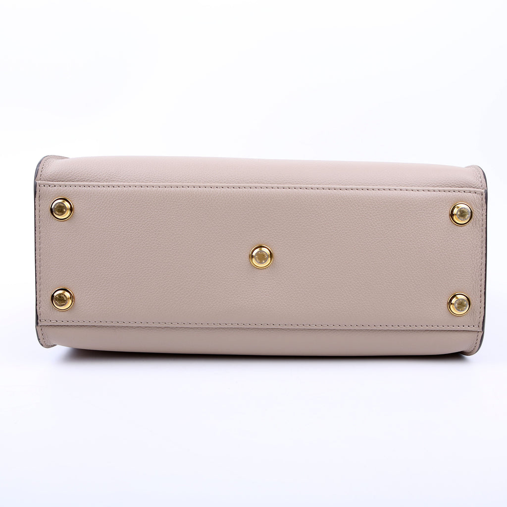 Louis Vuitton On My Side MM Calfskin Taupe/Orange