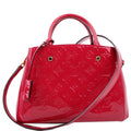Louis Vuitton Montaigne BB Vernis Pink