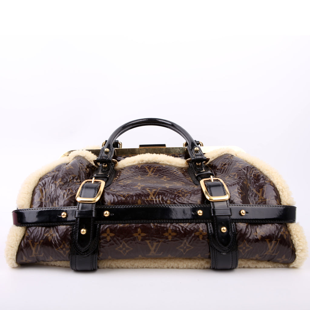 Louis Vuitton Shearling Thunder Bag Monogram Black