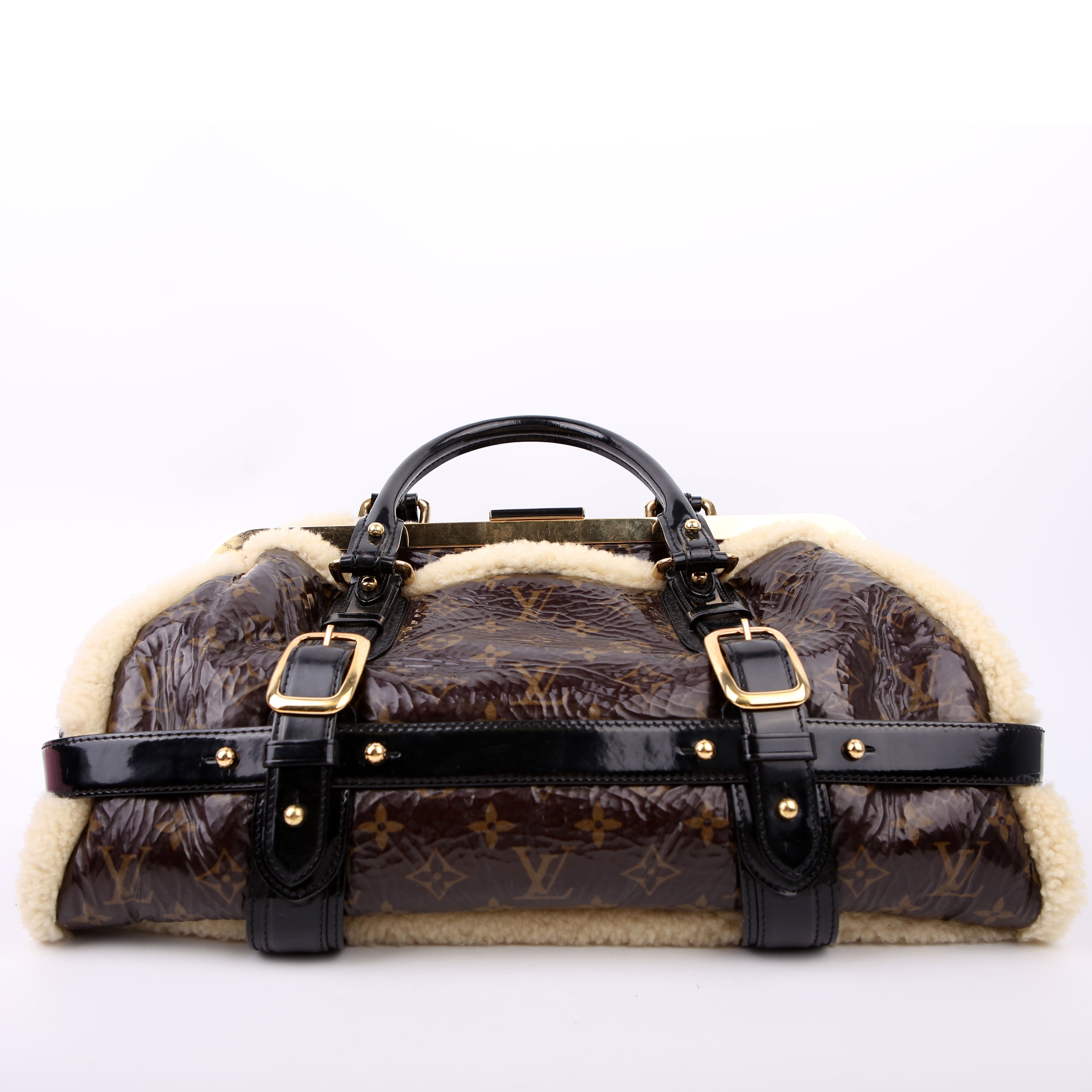 Louis Vuitton Shearling Thunder Bag Monogram Black
