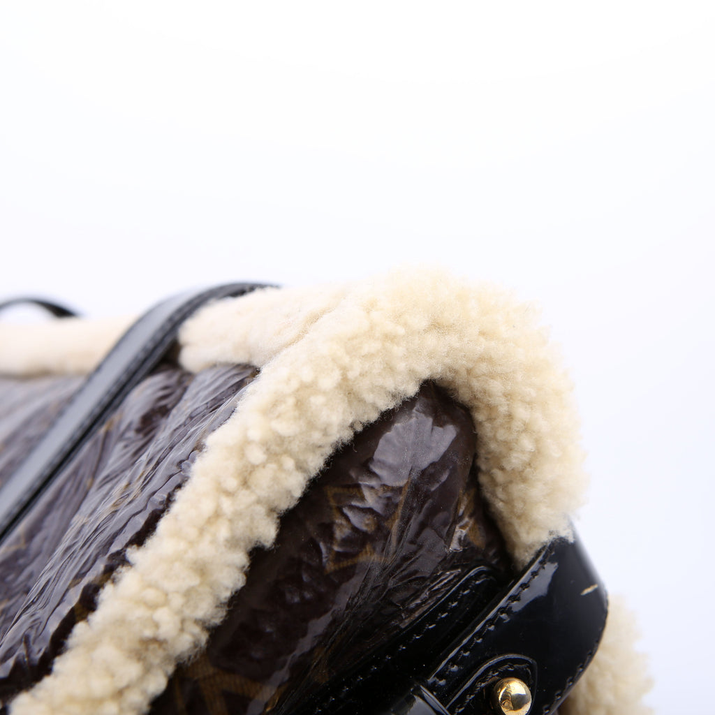Louis Vuitton Shearling Thunder Bag Monogram Black