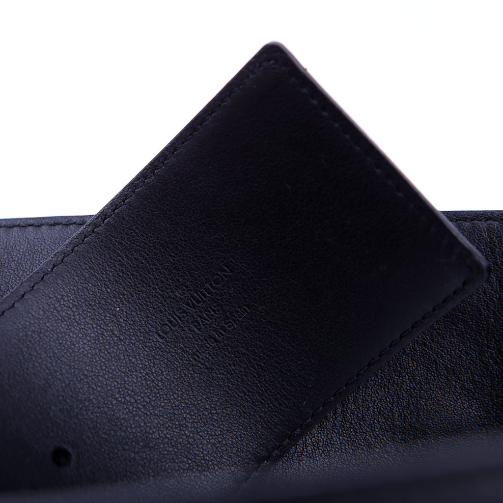 Louis Vuitton LV Initiales Clous Studded Leather Belt Size 85/34 Black
