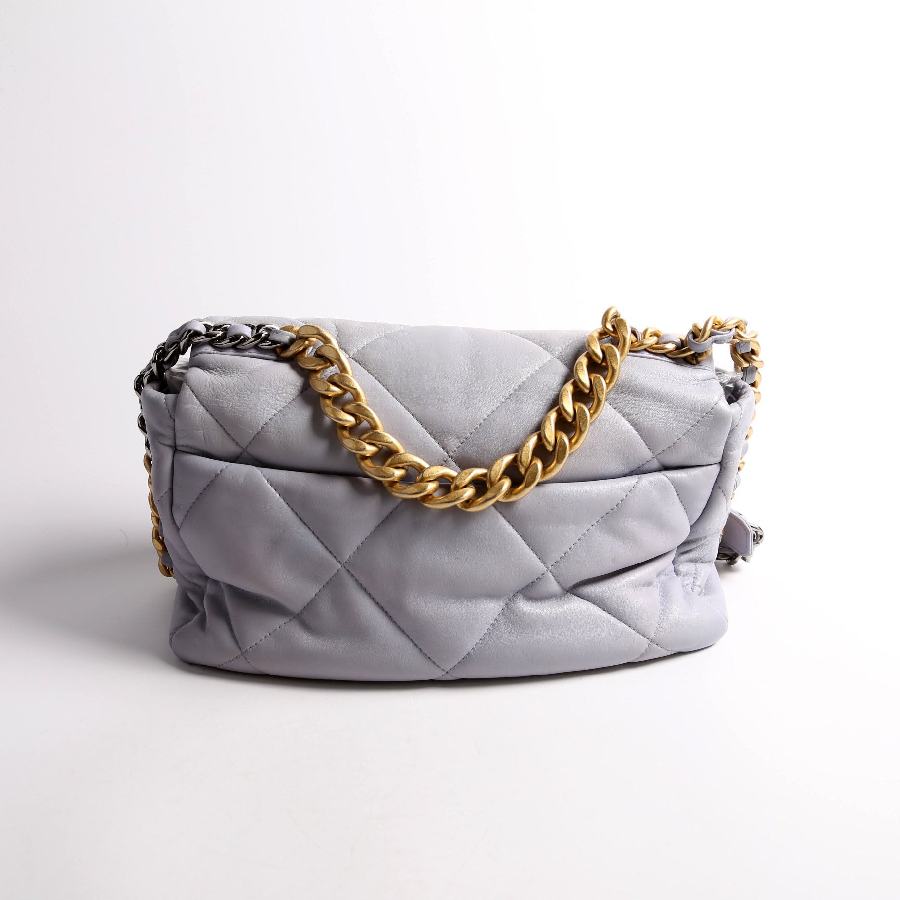 Chanel Quilted Goatskin 19 Large Flap RFID Lavender