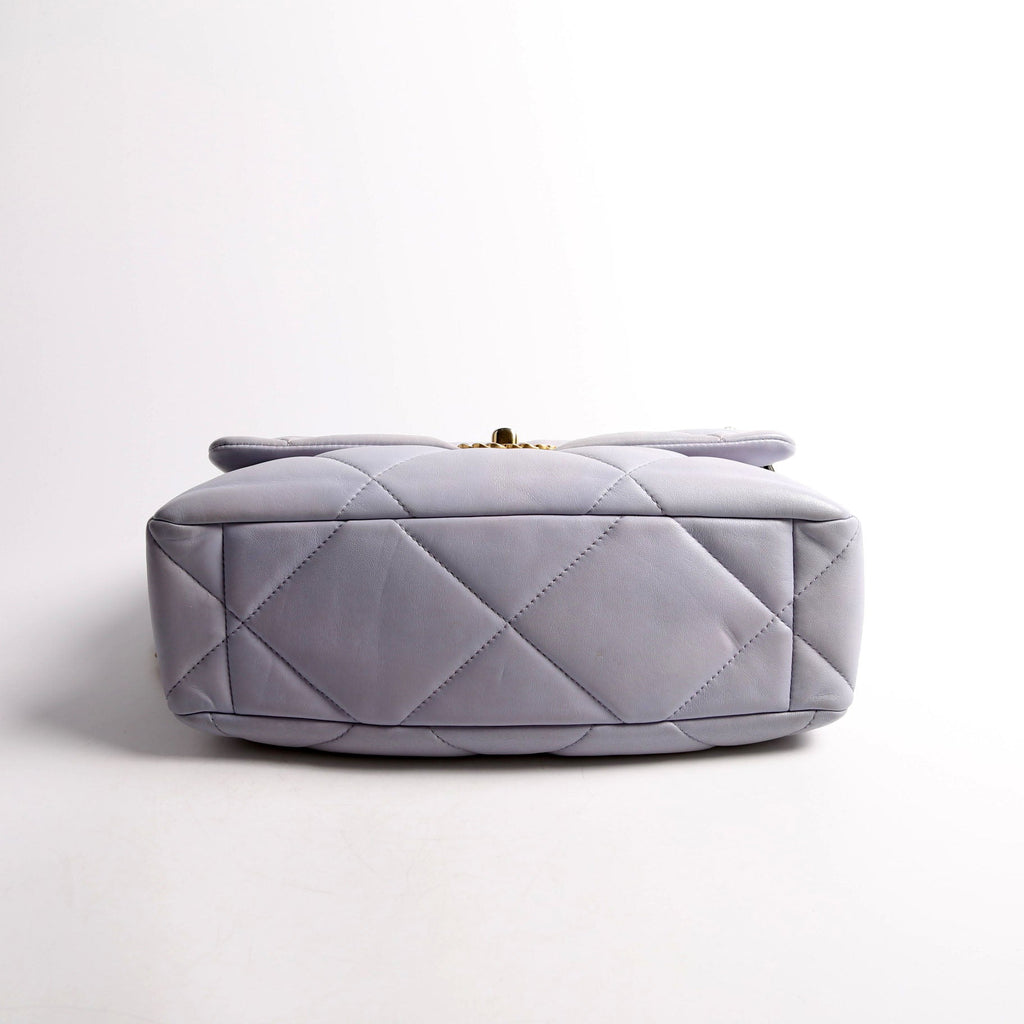 Chanel Quilted Goatskin 19 Large Flap RFID Lavender
