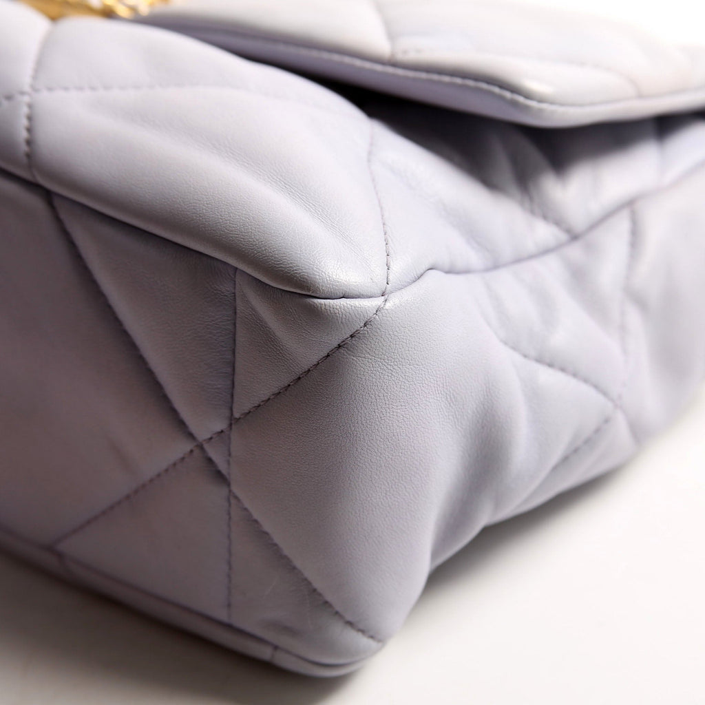 Chanel Quilted Goatskin 19 Large Flap RFID Lavender