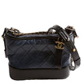 Chanel Gabrielle Hobo Small Calfskin 27M Blue/Black