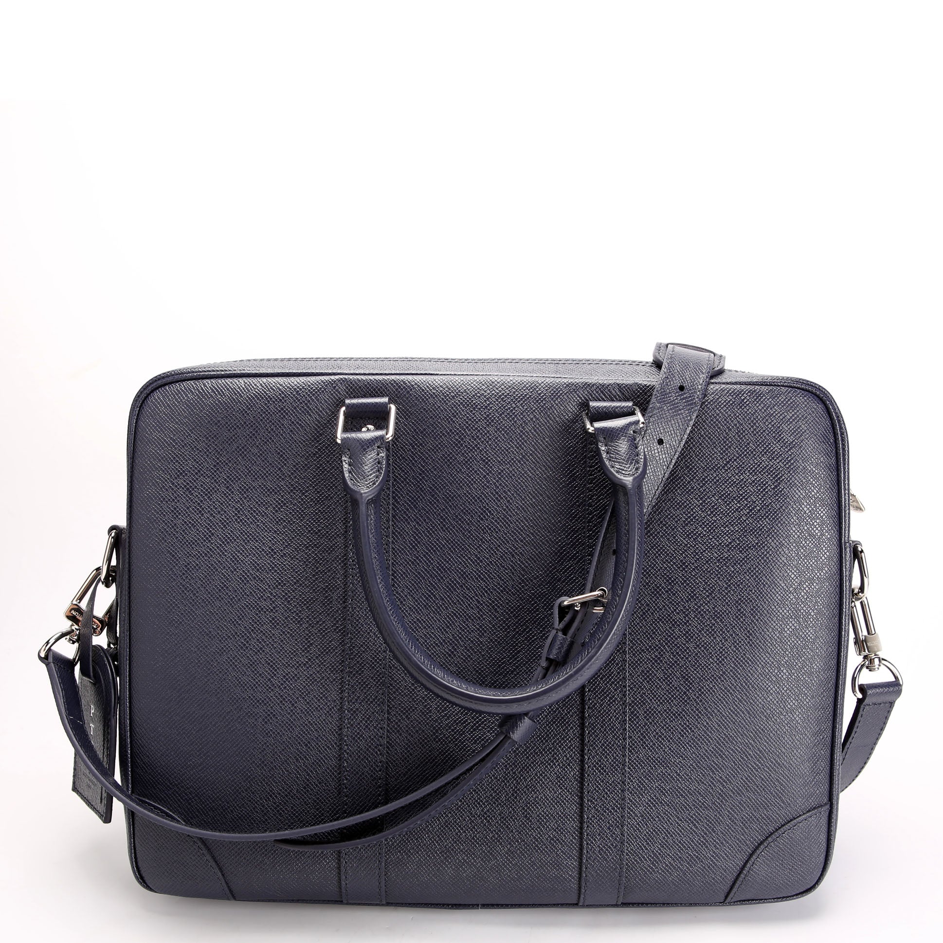 Louis Vuitton Porte Documents Voyage PM Taiga Navy