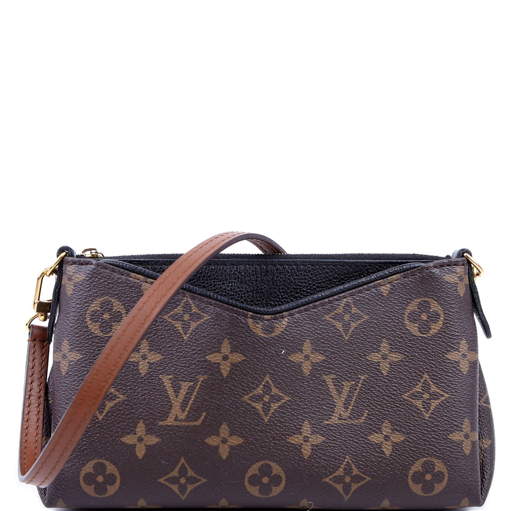 Louis Vuitton Pallas Clutch Monogram Black