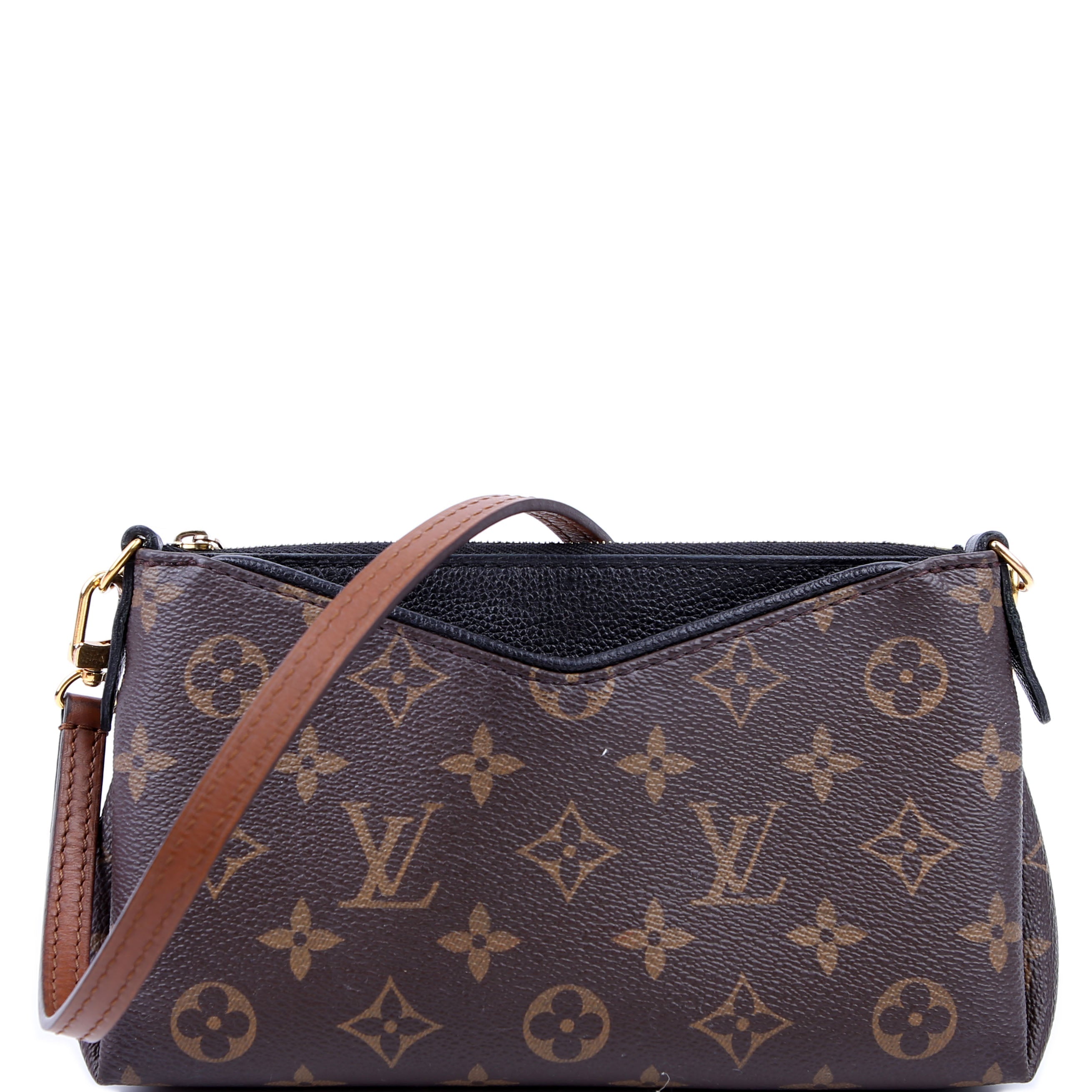 Louis Vuitton Pallas Clutch Monogram Black