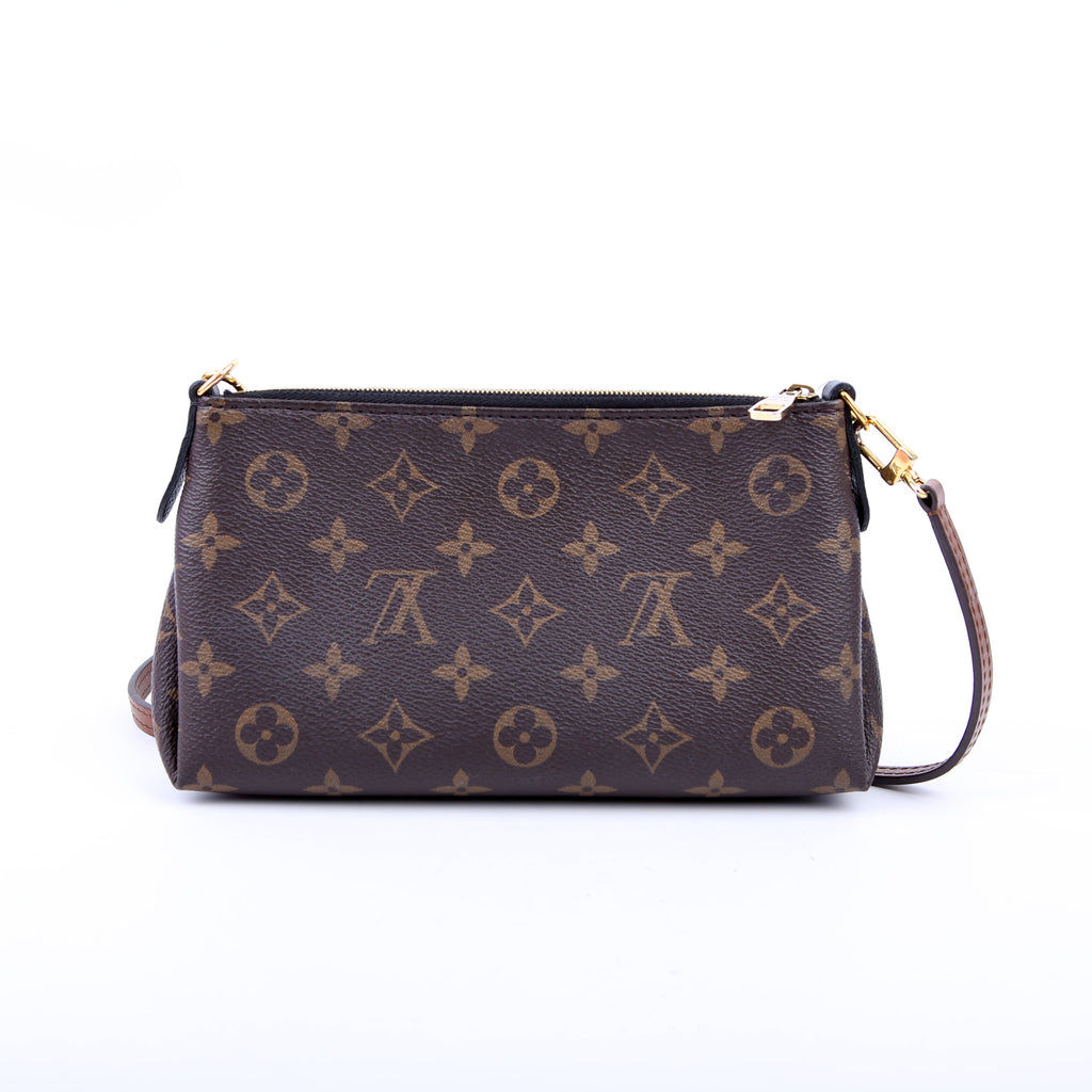 Louis Vuitton Pallas Clutch Monogram Black