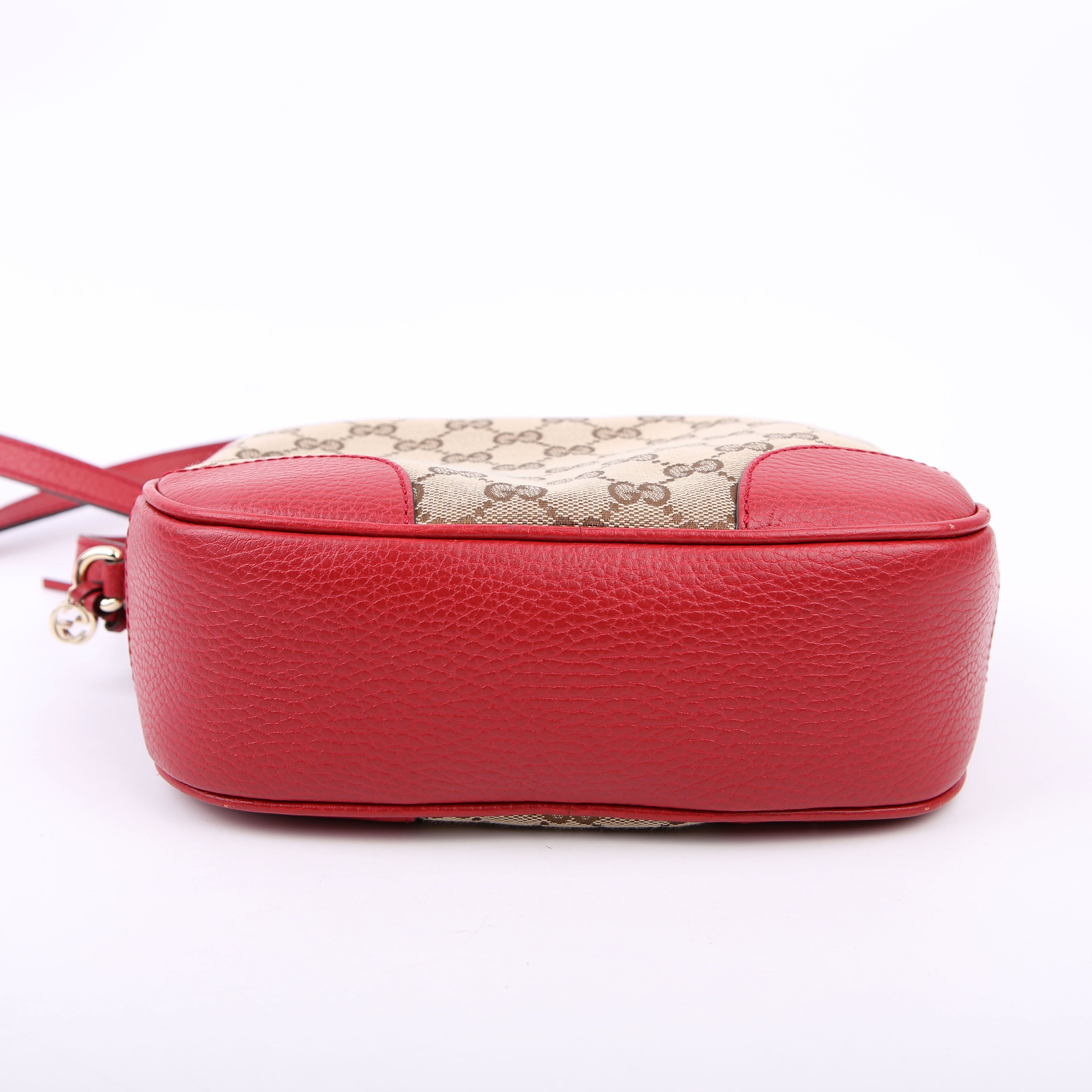 Gucci 449413 Bree GG Crossbody Red