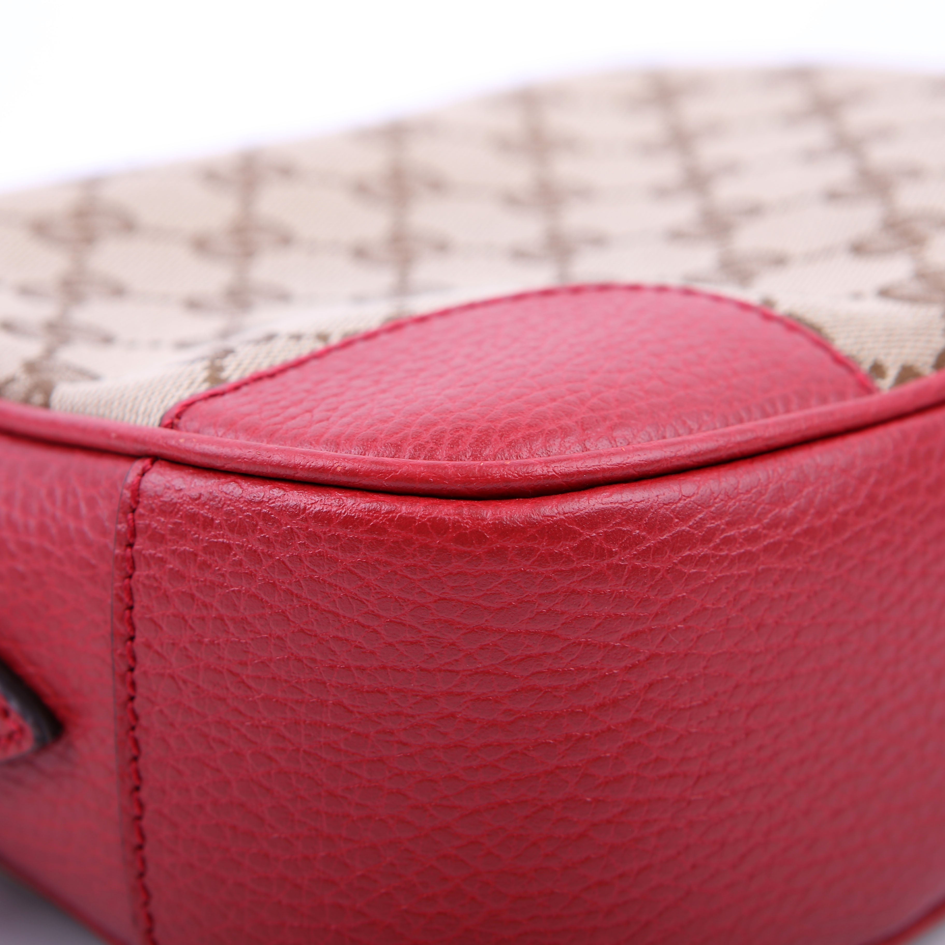 Gucci 449413 Bree GG Crossbody Red