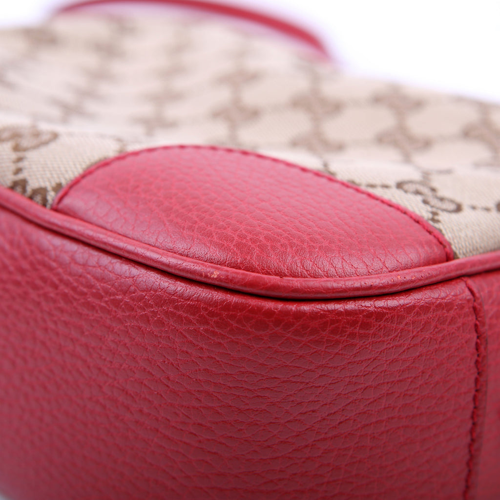 Gucci 449413 Bree GG Crossbody Red
