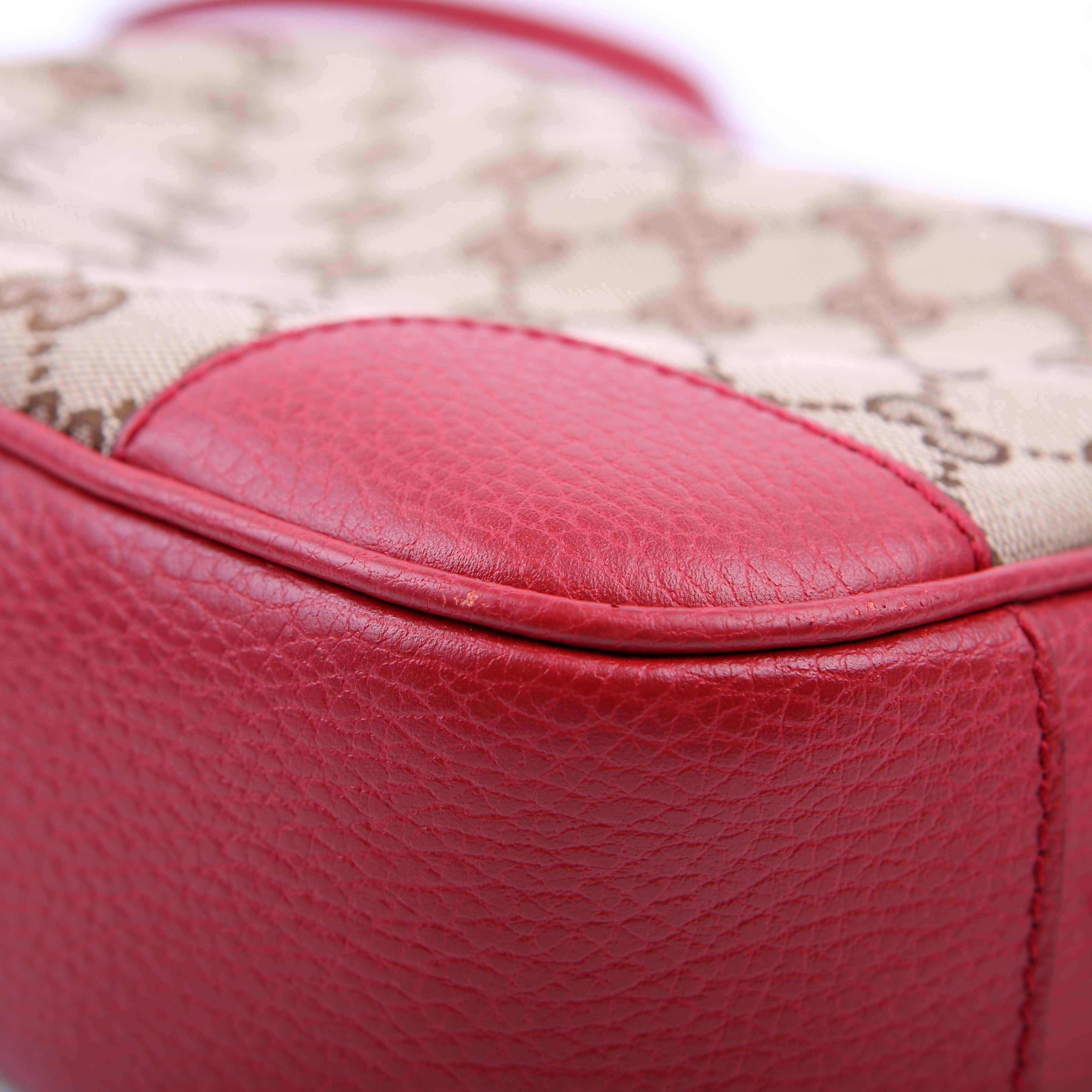 Gucci 449413 Bree GG Crossbody Red