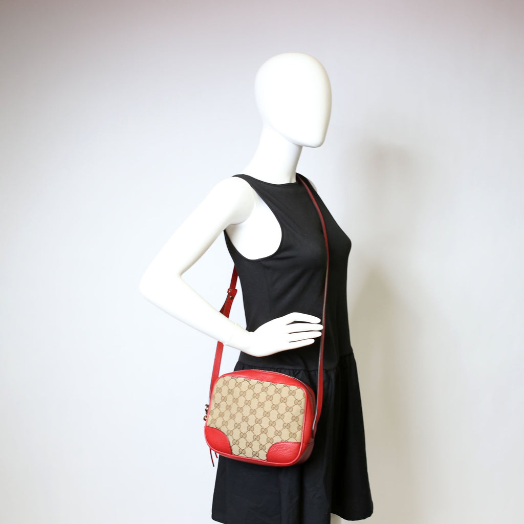 Gucci 449413 Bree GG Crossbody Red