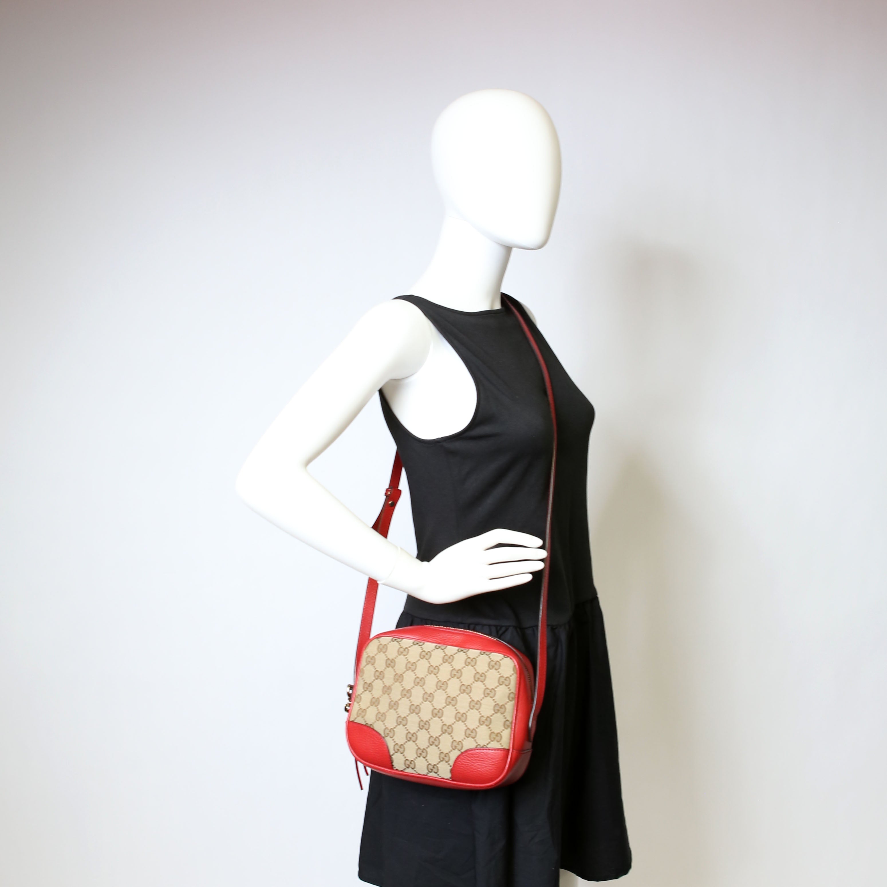 Gucci 449413 Bree GG Crossbody Red