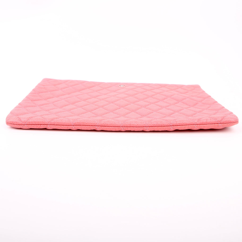 Chanel O Case Large Caviar Pink